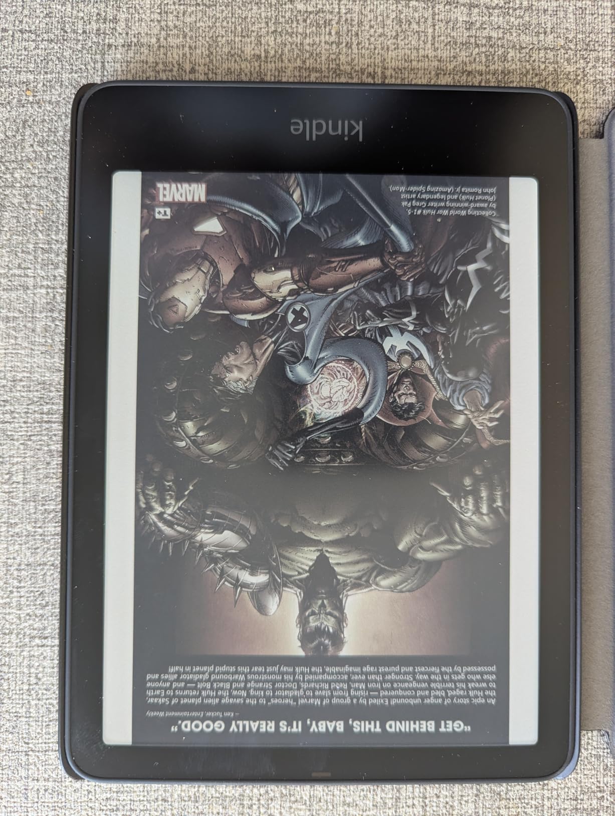 Amazon Kindle Colorsoft Signature Edition 32GB (newest model) – With color display, auto-adjusting front light, wireless charging, and long battery life - Metallic Black Customer Review Amazon Kindle Colorsoft Signature Edition 32GB (newest model) – With color display, auto-adjusting front light, wireless charging, and long battery life - Metallic Black - Customer Photo 2