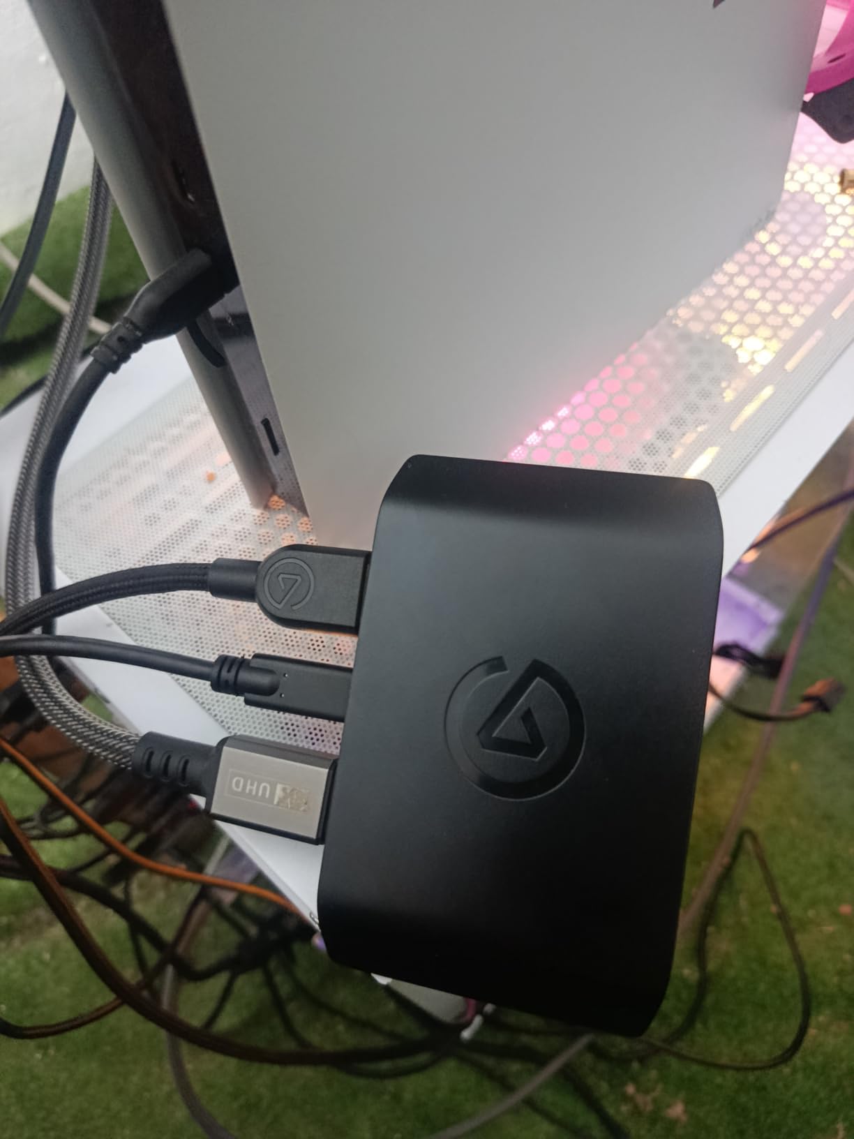 Elgato 4K X – Capture Up to 4K144 with Ultra-Low Latency on PS5|Pro, Xbox Series X|S, Nintendo Switch 2, OBS and More, HDMI 2.1, VRR, HDR10, USB 3.2 Gen 2, for Streaming & Recording, PC|Mac|iPad Customer Review Elgato 4K X – Capture Up to 4K144 with Ultra-Low Latency on PS5|Pro, Xbox Series X|S, Nintendo Switch 2, OBS and More, HDMI 2.1, VRR, HDR10, USB 3.2 Gen 2, for Streaming & Recording, PC|Mac|iPad - Customer Photo 1