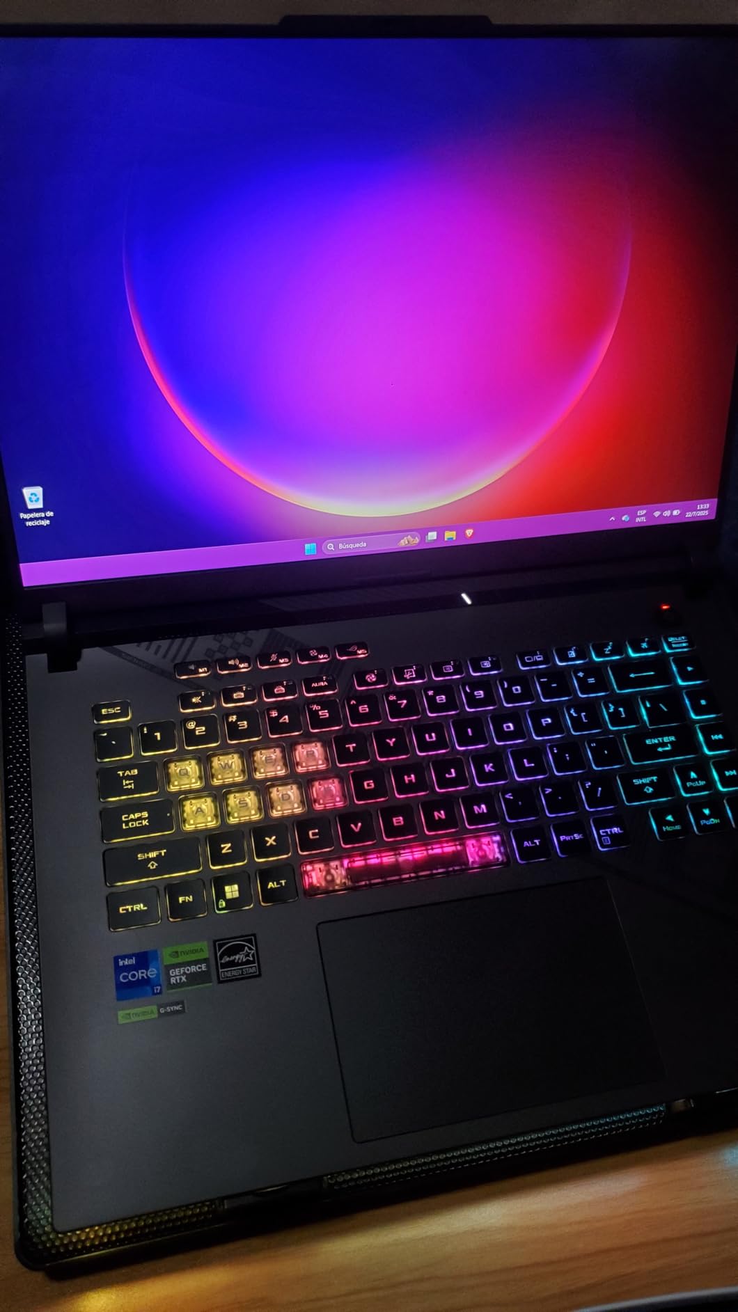 ASUS ROG Strix G16 Gaming Laptop, 165Hz Display, NVIDIA® GeForce RTX™ 4060, Intel Core i7-13650HX, 16GB DDR5, 1TB PCIe Gen4 SSD, Wi-Fi 6E, Windows 11, G614JV-AS74 - Customer Photo 2