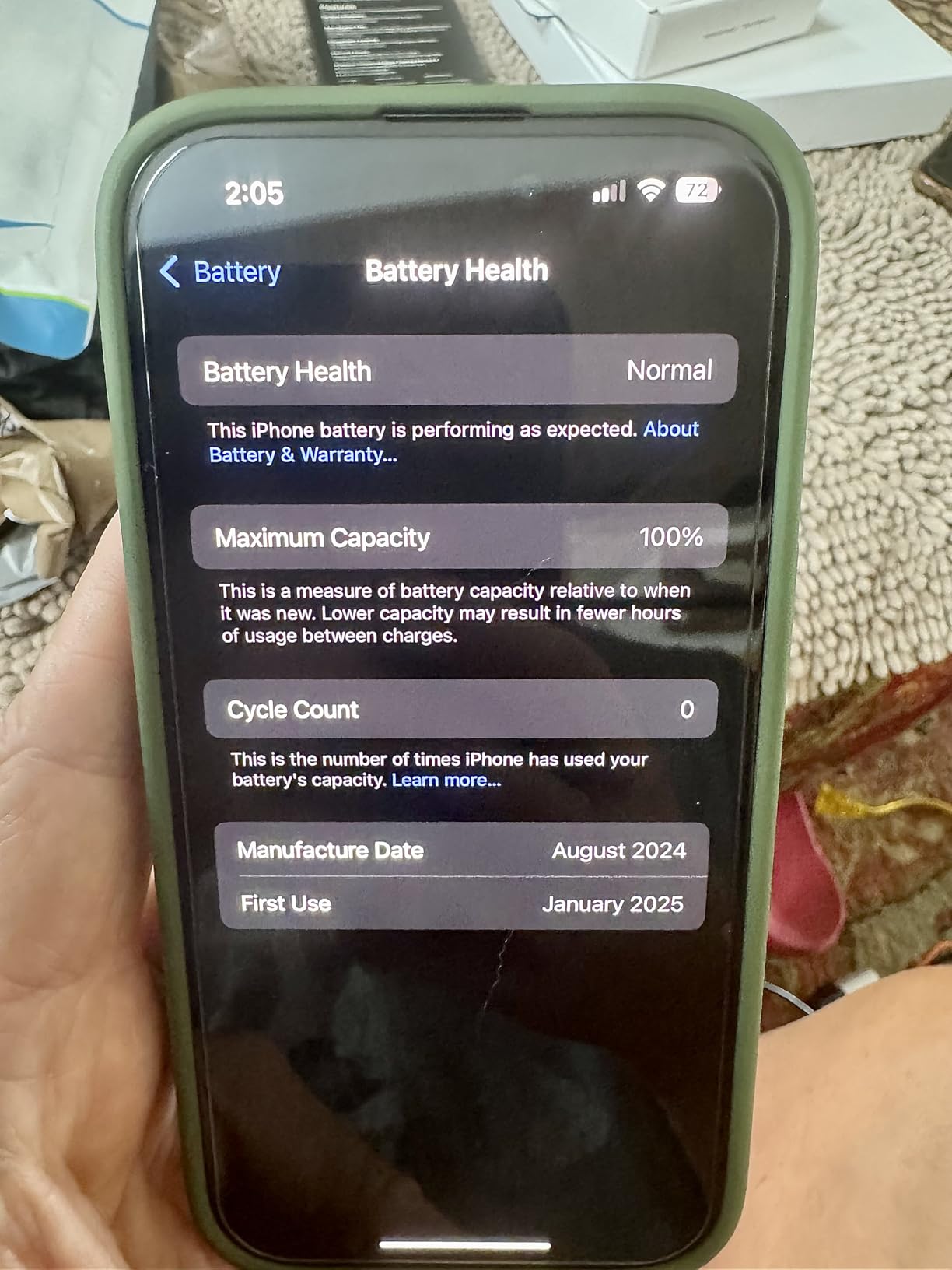 Apple iPhone 15, 128GB, Black - Unlocked (Renewed Premium) - Customer Photo 1