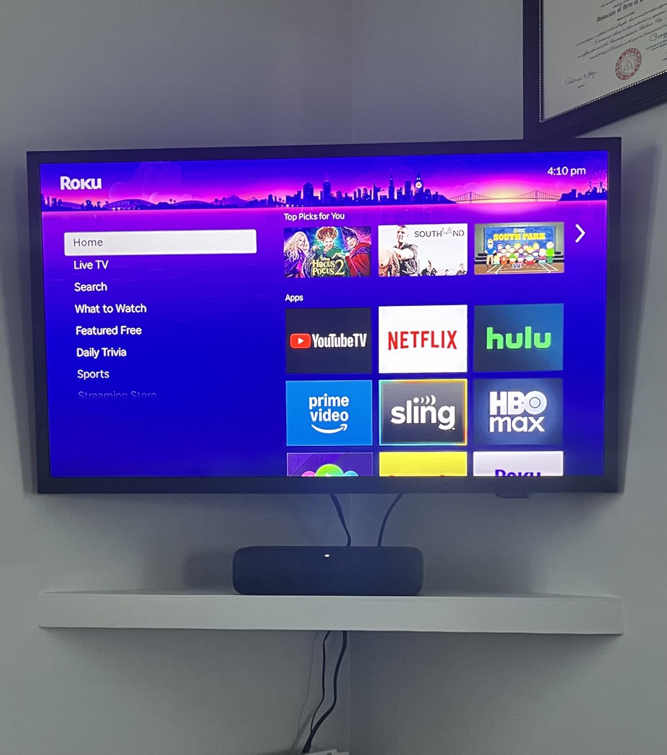 Roku Streambar SE | 2-in-1 TV Soundbar with Built-in 4K/HD/HDR Streaming, Premium Speakers, & Enhanced Speech Clarity for Crisp, Clear Dialogue - Quick Guided Simple Setup - Customer Photo 2