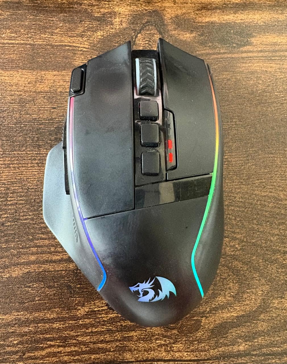 Redragon Wireless Gaming Mouse, Tri-Mode 2.4G/USB-C/Bluetooth Ergonomic Mouse Gaming, 8000 DPI, RGB Backlit Programmable Wireless Mouse, Rechargeable, 250 Hrs for Laptop PC Mac, M814 Customer Review Redragon Wireless Gaming Mouse, Tri-Mode 2.4G/USB-C/Bluetooth Ergonomic Mouse Gaming, 8000 DPI, RGB Backlit Programmable Wireless Mouse, Rechargeable, 250 Hrs for Laptop PC Mac, M814 - Customer Photo 2