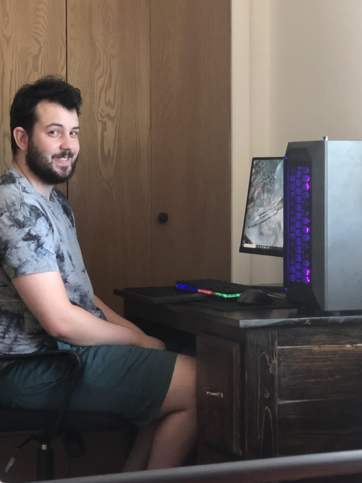 CRUA 30Inch Ultrawide Curved Monitor, 21:9 WFHD(2560x1080P) VA Computer Monitor, 120% sRGB 100HZ 1500R PC Monitors Support FreeSync, Wall-Mounted, with HDMI/DP Display Port-Black Customer Review CRUA 30Inch Ultrawide Curved Monitor, 21:9 WFHD(2560x1080P) VA Computer Monitor, 120% sRGB 100HZ 1500R PC Monitors Support FreeSync, Wall-Mounted, with HDMI/DP Display Port-Black - Customer Photo 2