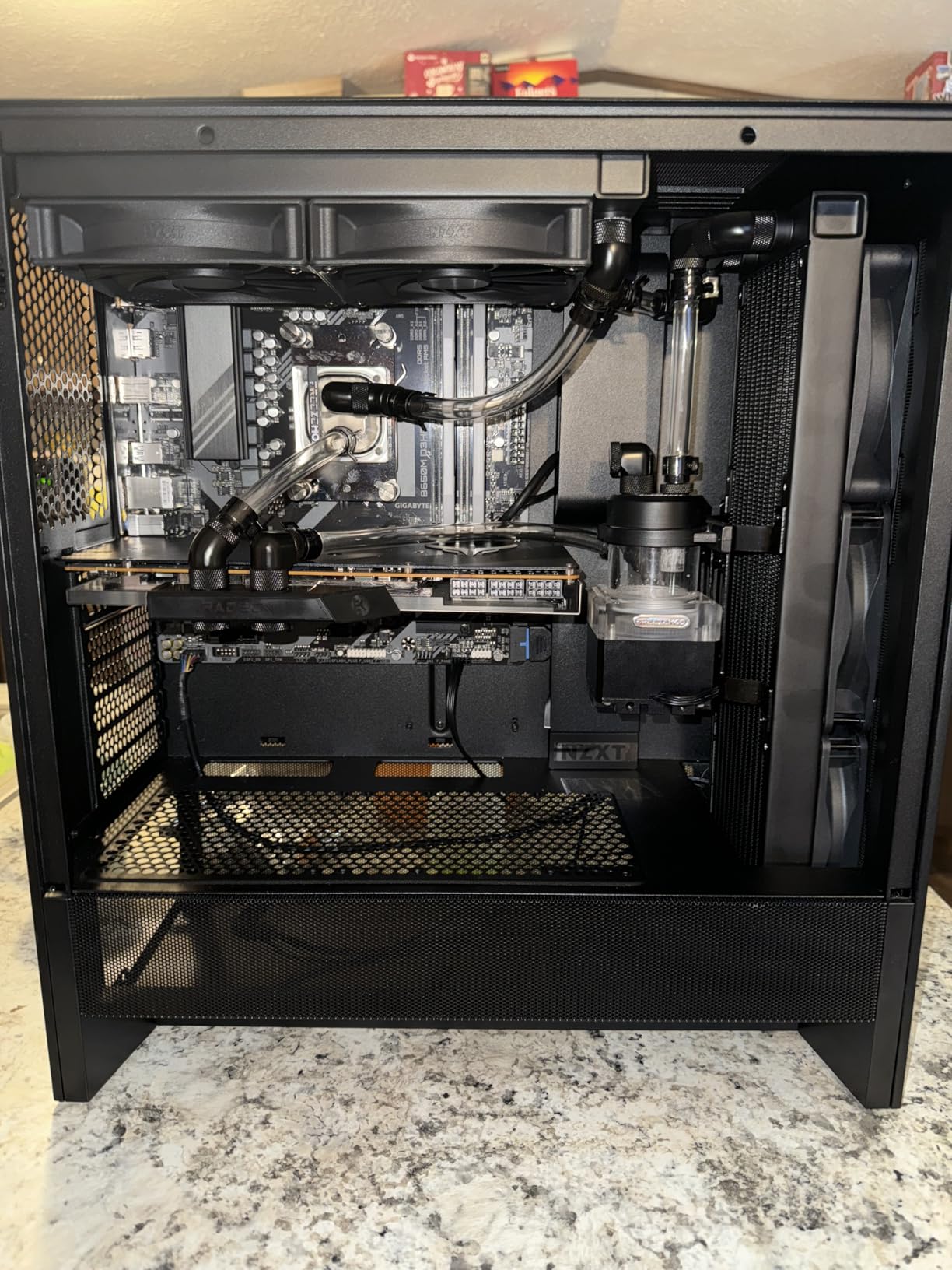 NZXT H5 Flow 2024 - Compact ATX Mid-Tower PC Gaming Case - High Airflow - 2 x 120mm Fans Included - 360mm Front & 240mm Top Radiator Support - Cable Management System - Tempered Glass - Black Customer Review NZXT H5 Flow 2024 - Compact ATX Mid-Tower PC Gaming Case - High Airflow - 2 x 120mm Fans Included - 360mm Front & 240mm Top Radiator Support - Cable Management System - Tempered Glass - Black - Customer Photo 1