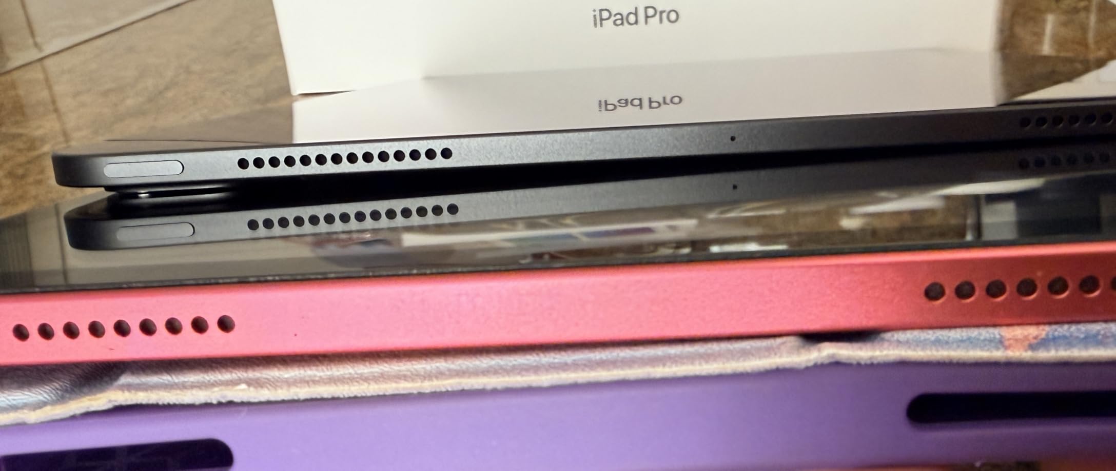 Apple iPad Pro 13-Inch (M4): Built for Apple Intelligence, Ultra Retina XDR Display, 256GB, 12MP Front/Back Camera, LiDAR Scanner, Wi-Fi 6E, Face ID, All-Day Battery Life — Space Black Customer Review Apple iPad Pro 13-Inch (M4): Built for Apple Intelligence, Ultra Retina XDR Display, 256GB, 12MP Front/Back Camera, LiDAR Scanner, Wi-Fi 6E, Face ID, All-Day Battery Life — Space Black - Customer Photo 2