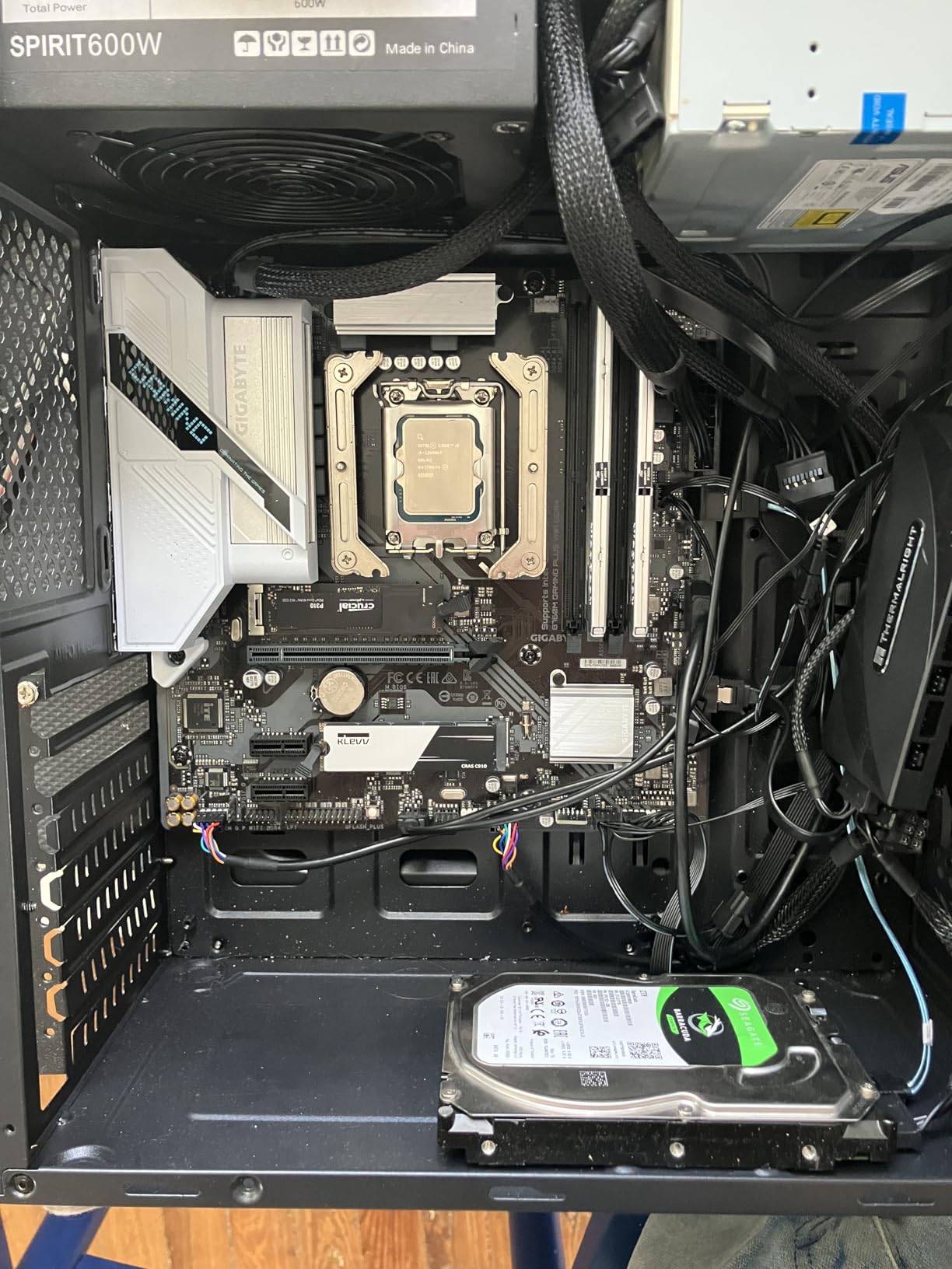 GIGABYTE B760M Gaming Plus WiFi DDR4 LGA 1700 Intel B760 M-ATX Motherboard with DDR4, 2* M.2, PCIe 4.0, Front USB 3.2 Gen 1 Type-C, WiFi 6 GbE LAN, Q-Flash Plus, PCIe EZ-Latch - Customer Photo 1