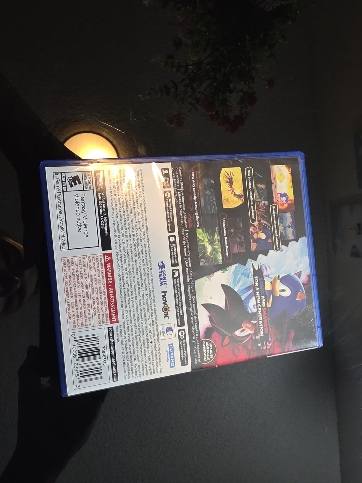 Sonic X Shadow Generations - PlayStation 5 customer photo 2