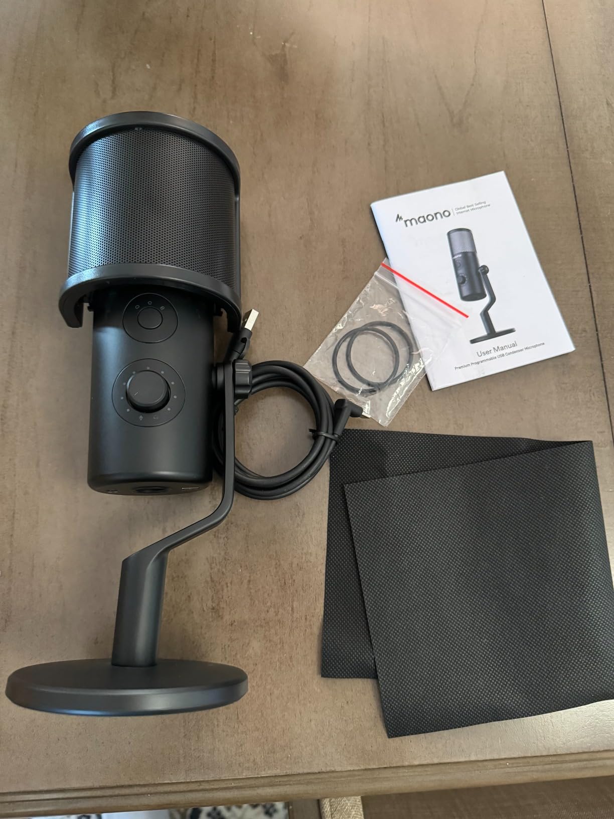 MAONO USB Microphone for Gaming Streaming, Podcast Condenser mic with 3 Polar Patterns Software for Twitch TikTok YouTube Discord, Profession Studio Recording Mic for Computer PC Mac PS5 PS4, DM50 Customer Review MAONO USB Microphone for Gaming Streaming, Podcast Condenser mic with 3 Polar Patterns Software for Twitch TikTok YouTube Discord, Profession Studio Recording Mic for Computer PC Mac PS5 PS4, DM50 - Customer Photo 1