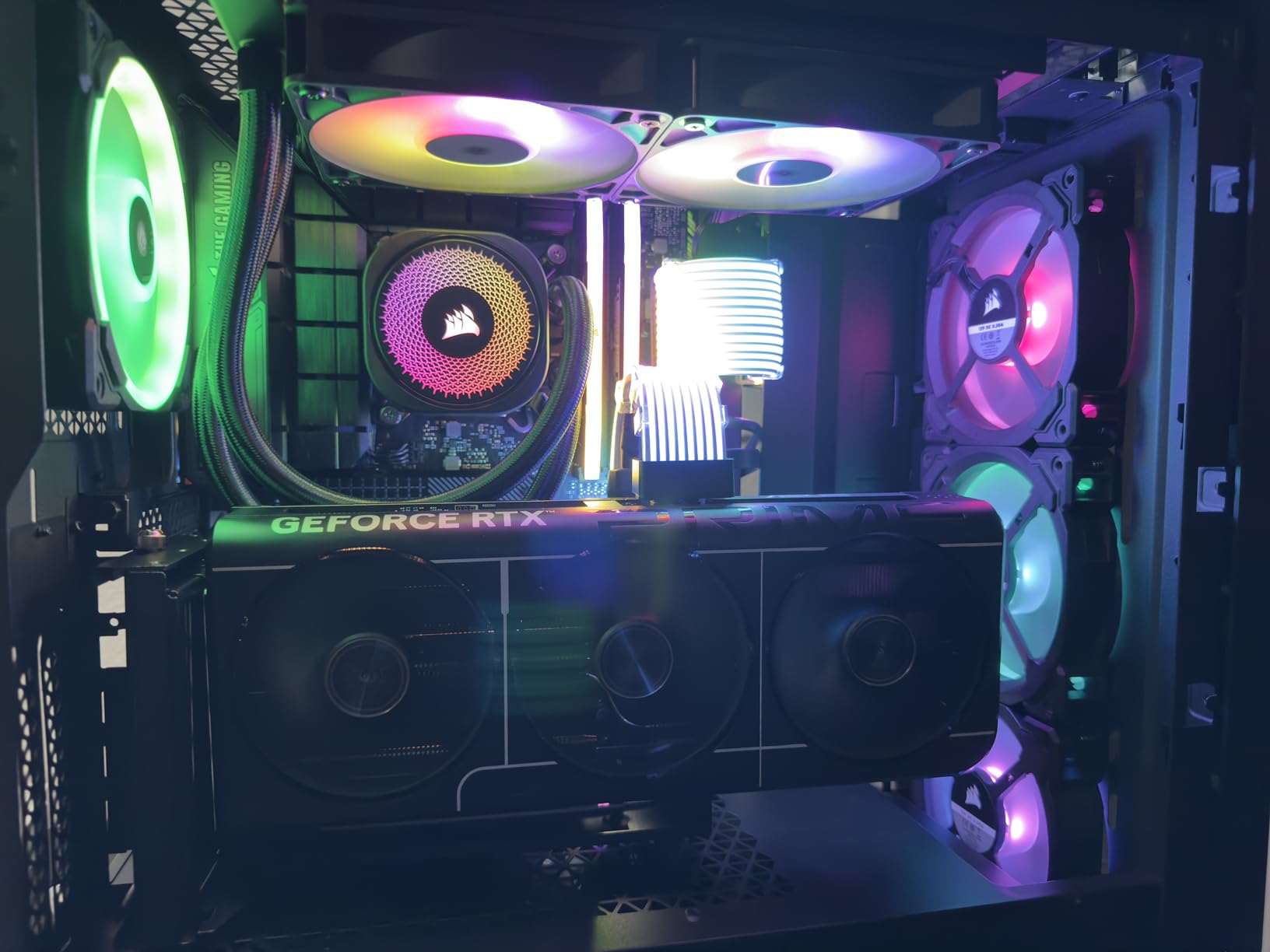 CORSAIR Nautilus 360 RS ARGB Liquid CPU Cooler – 360mm AIO – Low-Noise – Direct Motherboard Connection – Daisy-Chain – Intel LGA 1851/1700, AMD AM5/AM4 – 3X RS120 ARGB Fans Included – Black Customer Review CORSAIR Nautilus 360 RS ARGB Liquid CPU Cooler – 360mm AIO – Low-Noise – Direct Motherboard Connection – Daisy-Chain – Intel LGA 1851/1700, AMD AM5/AM4 – 3X RS120 ARGB Fans Included – Black - Customer Photo 2