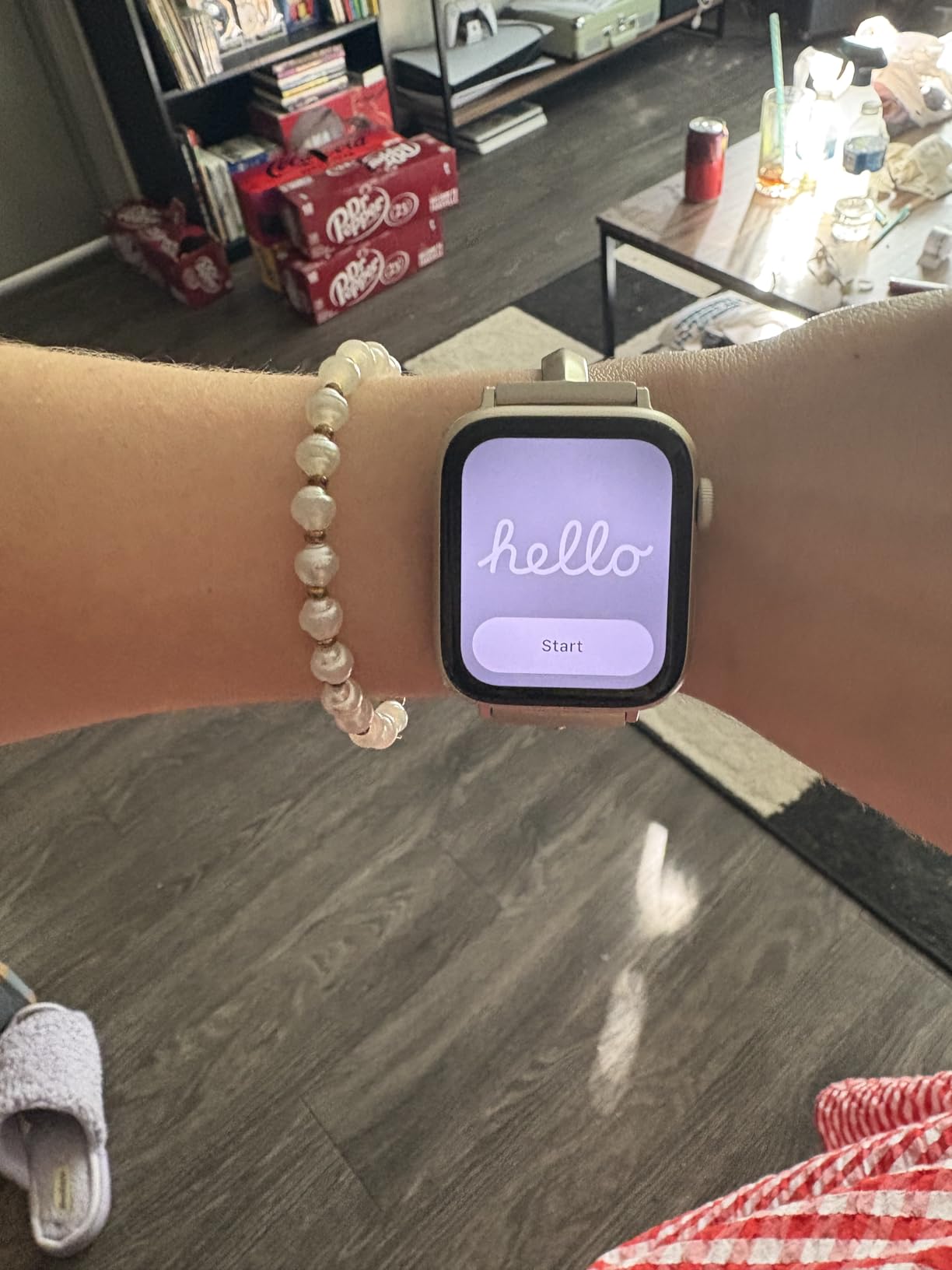 Apple Watch SE (2nd Gen) [GPS 40mm] Smartwatch with Midnight Aluminum Case with Midnight Sport Band S/M. Fitness and Sleep Trackers, Crash Detection, Heart Rate Monitor, Retina Display - Customer Photo 2