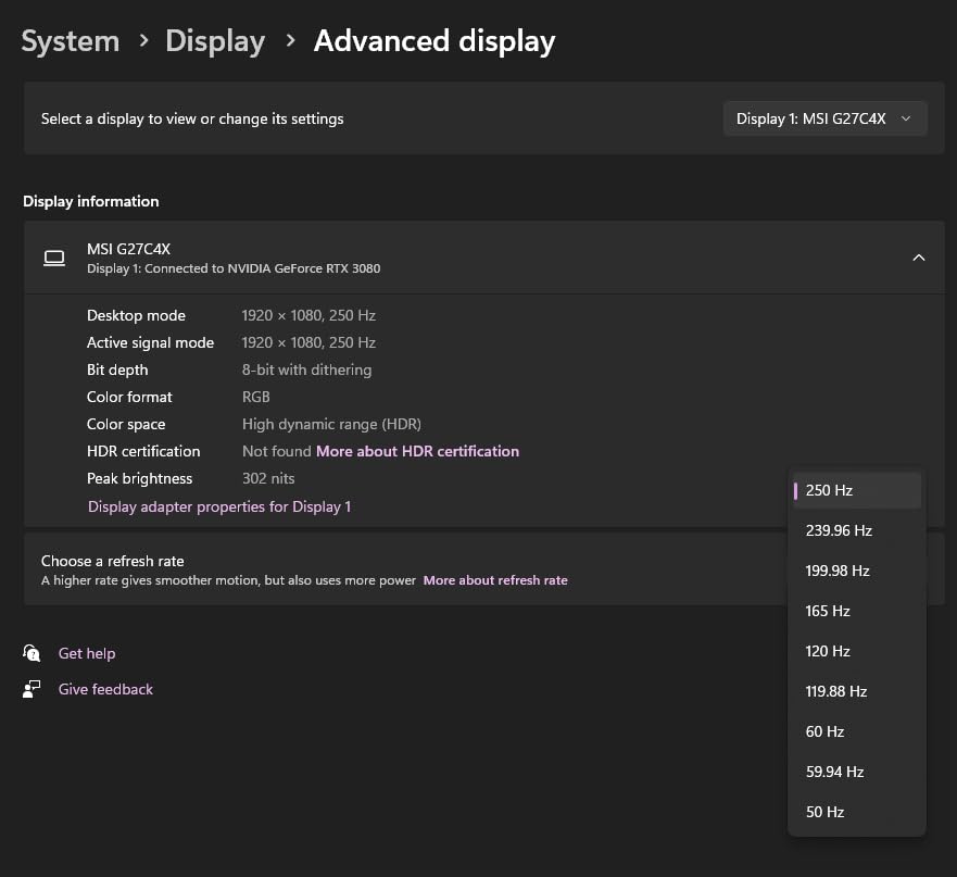 MAG 274CXF 27-inch 1920 x 1080 (FHD) Curved Monitor, 280Hz, HDMI, DisplayPort, VGA Port, VESA Mountable, Tilt, Speaker, Slim Bezel, 0.5ms, Black - Customer Photo 1
