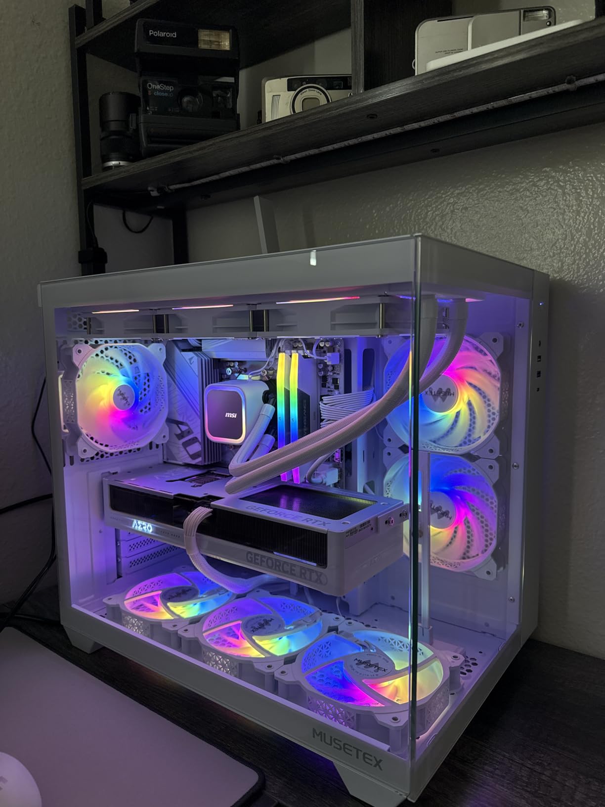 MSI MAG Coreliquid A13 360 - AIO ARGB CPU Liquid Cooler - 360mm Radiator - LGA 1700/1851 / AM5/AM4 Compatible - Triple 120mm ARGB PWM Fans, Black Customer Review MSI MAG Coreliquid A13 360 - AIO ARGB CPU Liquid Cooler - 360mm Radiator - LGA 1700/1851 / AM5/AM4 Compatible - Triple 120mm ARGB PWM Fans, Black - Customer Photo 2