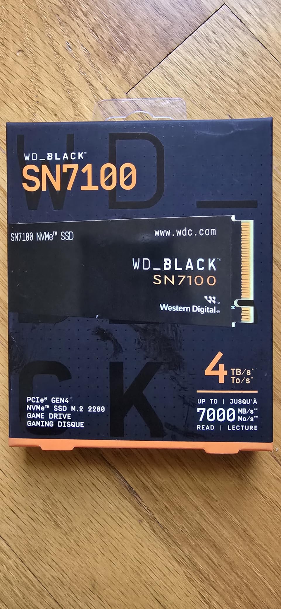 WD_BLACK 1TB SN7100 NVMe SSD Internal Solid State Drive - Gen4 PCIe, M.2 2280, Up to 7,250 MB/s - WDS100T4X0E - Customer Photo 1