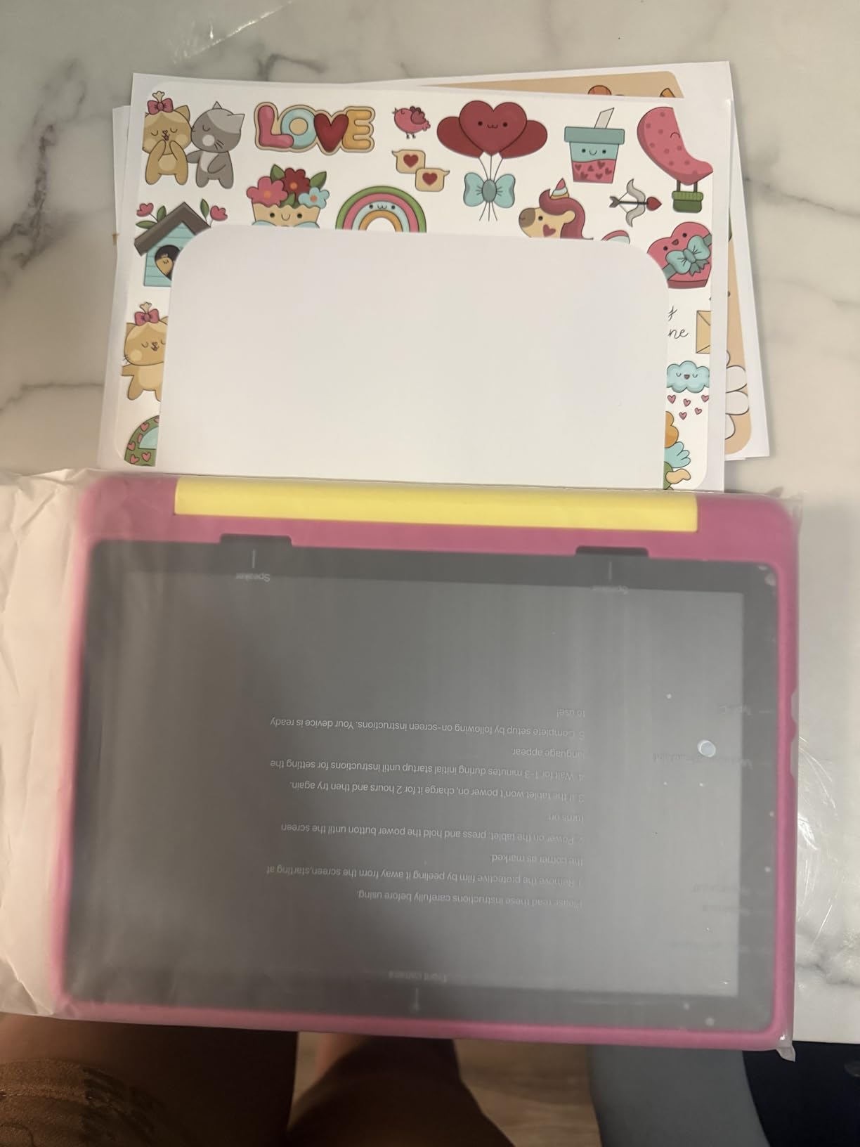 Kids Tablet 10 Inch Android 14 Tablet for Kids Ages 3-12, Octa-Core with Case, Parental Controls,14GB+64GB Storage (TF Expand 1TB), 5G WiFi, BT5.3, Green - Customer Photo 2