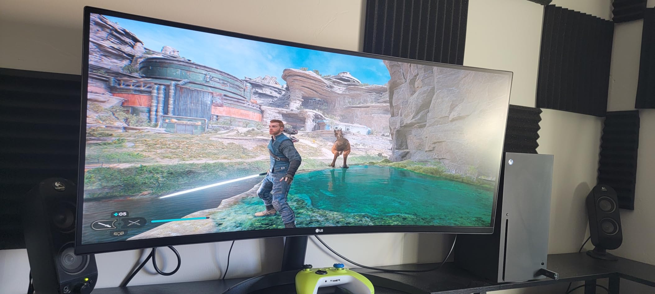 LG 34WR55QK-B 34-inch UltraWide WQHD (3440 x 1440) Curved Computer Monitor, 100Hz, 5ms, HDR10, Reader Mode, HDMI, DisplayPort, USB Type-C, Tilt/Height Adjustable Stand, Black Customer Review LG 34WR55QK-B 34-inch UltraWide WQHD (3440 x 1440) Curved Computer Monitor, 100Hz, 5ms, HDR10, Reader Mode, HDMI, DisplayPort, USB Type-C, Tilt/Height Adjustable Stand, Black - Customer Photo 2