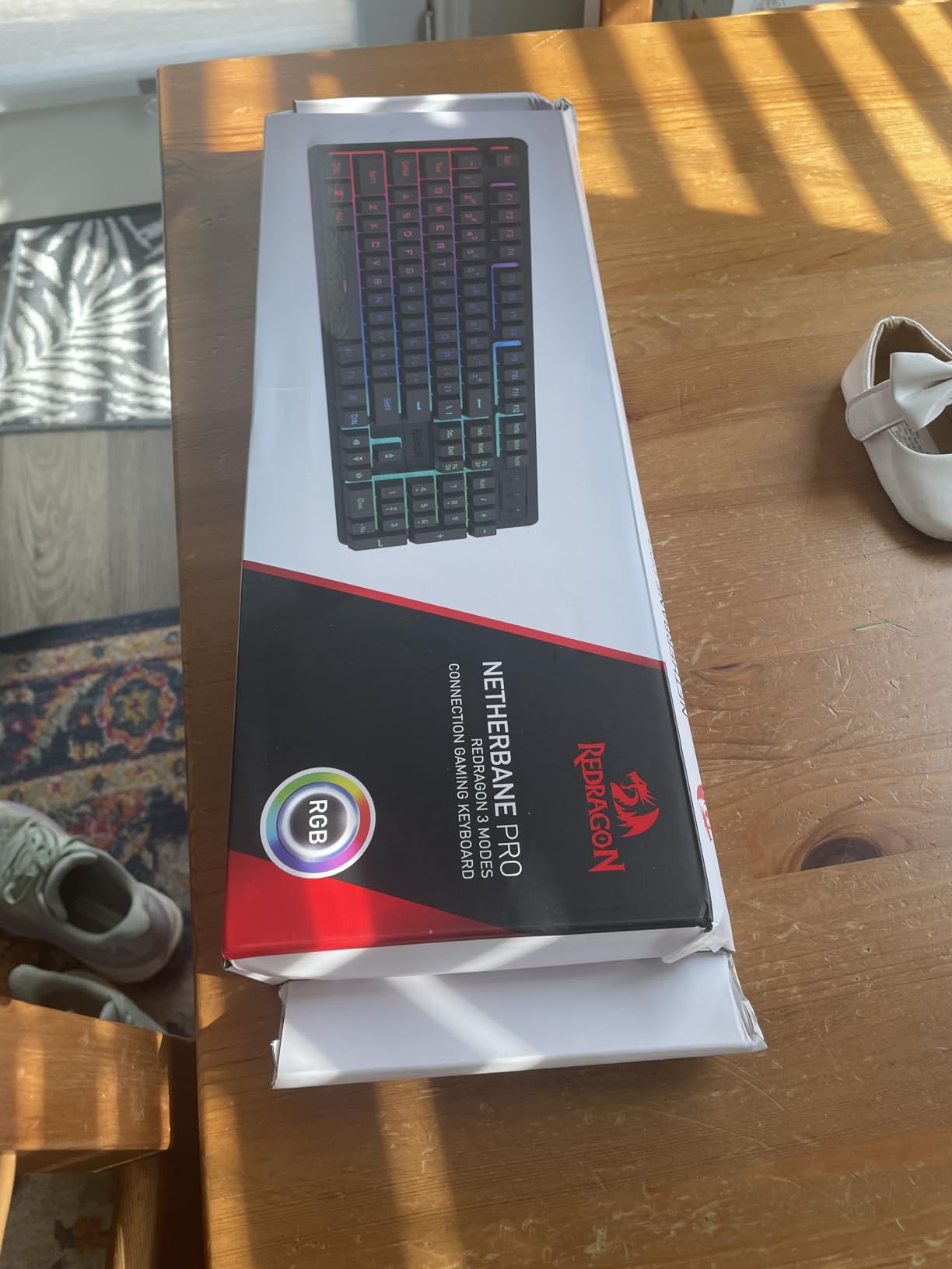Redragon K521 Upgrade Rainbow LED Gaming Keyboard, 104 Keys Wired Mechanical Feeling Keyboard with Multimedia Keys, One-Touch Backlit, Anti-Ghosting, Compatible with PC, Mac, PS4/5, Xbox Customer Review Redragon K521 Upgrade Rainbow LED Gaming Keyboard, 104 Keys Wired Mechanical Feeling Keyboard with Multimedia Keys, One-Touch Backlit, Anti-Ghosting, Compatible with PC, Mac, PS4/5, Xbox - Customer Photo 1