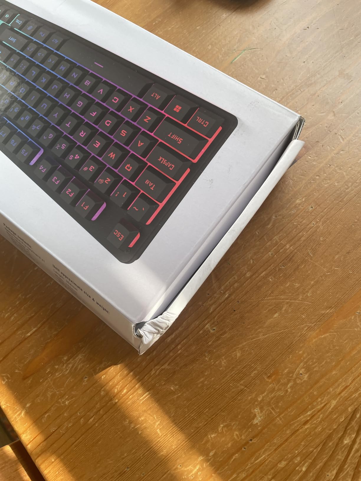 Redragon K521 Upgrade Rainbow LED Gaming Keyboard, 104 Keys Wired Mechanical Feeling Keyboard with Multimedia Keys, One-Touch Backlit, Anti-Ghosting, Compatible with PC, Mac, PS4/5, Xbox Customer Review Redragon K521 Upgrade Rainbow LED Gaming Keyboard, 104 Keys Wired Mechanical Feeling Keyboard with Multimedia Keys, One-Touch Backlit, Anti-Ghosting, Compatible with PC, Mac, PS4/5, Xbox - Customer Photo 2