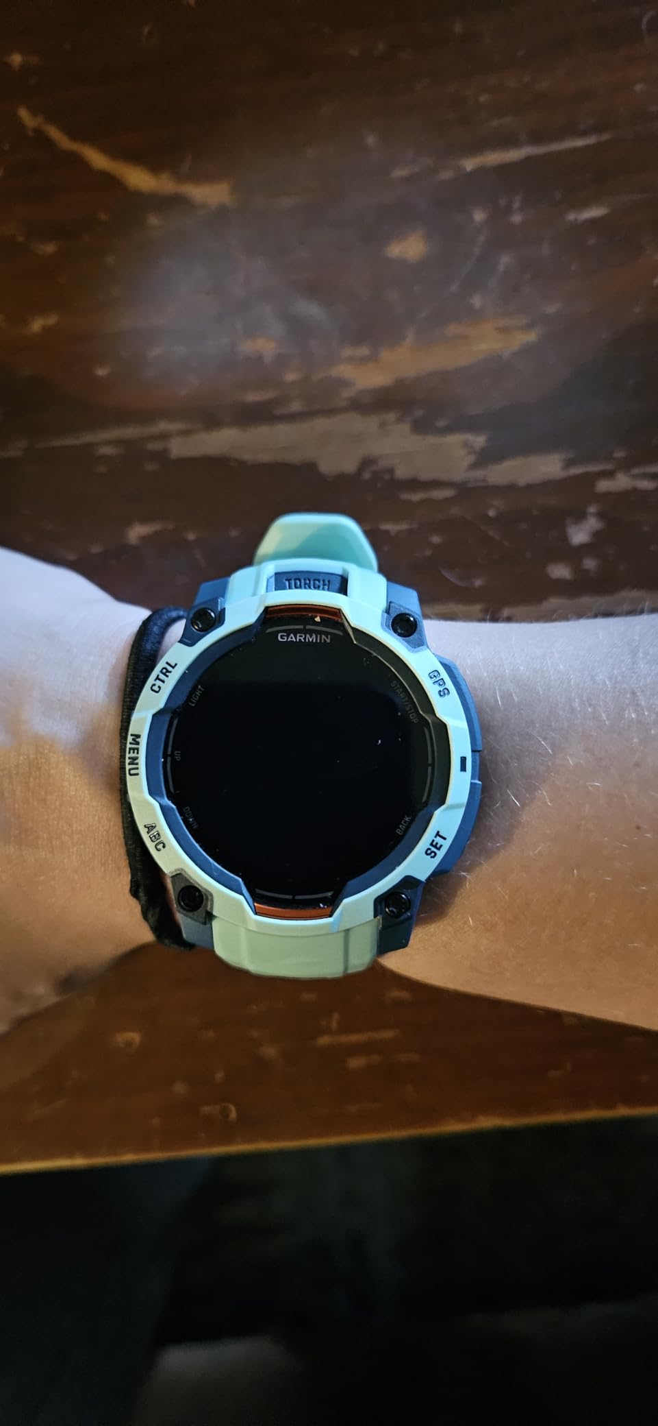 Garmin Instinct® 3 45mm, Solar Charged Display, Rugged Outdoor GPS Smartwatch, Metal-Reinforced Bezel, Built-in Flashlight, Black Customer Review Garmin Instinct® 3 45mm, Solar Charged Display, Rugged Outdoor GPS Smartwatch, Metal-Reinforced Bezel, Built-in Flashlight, Black - Customer Photo 5