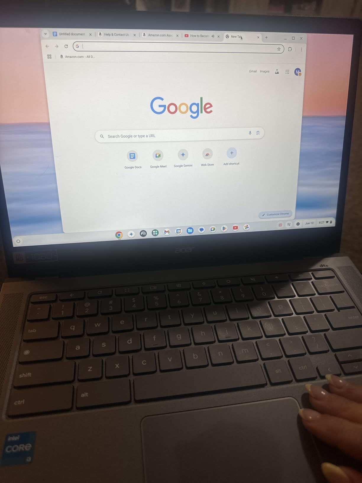 acer Chromebook Plus 515 Laptop with Google AI – 15.6