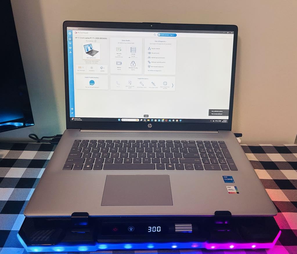 HP 17.3 inch Laptop, FHD Display, Intel Core i5-1334U, 16 GB RAM, 512 GB SSD, Intel Iris Xe Graphics, Windows 11 Home, Natural Silver, 17-cn3399nr - Customer Photo 4