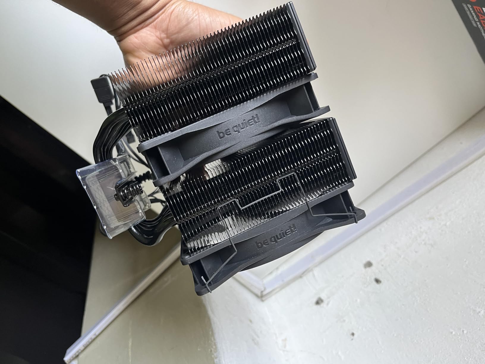 be quiet! Pure Rock Pro 3 Silver CPU Air Cooler | 6 High Performance 6mm Heat Pipes with HDT Technology | 120mm Quiet PWM Fan | AMD:AM4 AM5/Intel LGA 1700/1150/1151/1200 | Silver | BK041 Customer Review be quiet! Pure Rock Pro 3 Silver CPU Air Cooler | 6 High Performance 6mm Heat Pipes with HDT Technology | 120mm Quiet PWM Fan | AMD:AM4 AM5/Intel LGA 1700/1150/1151/1200 | Silver | BK041 - Customer Photo 2