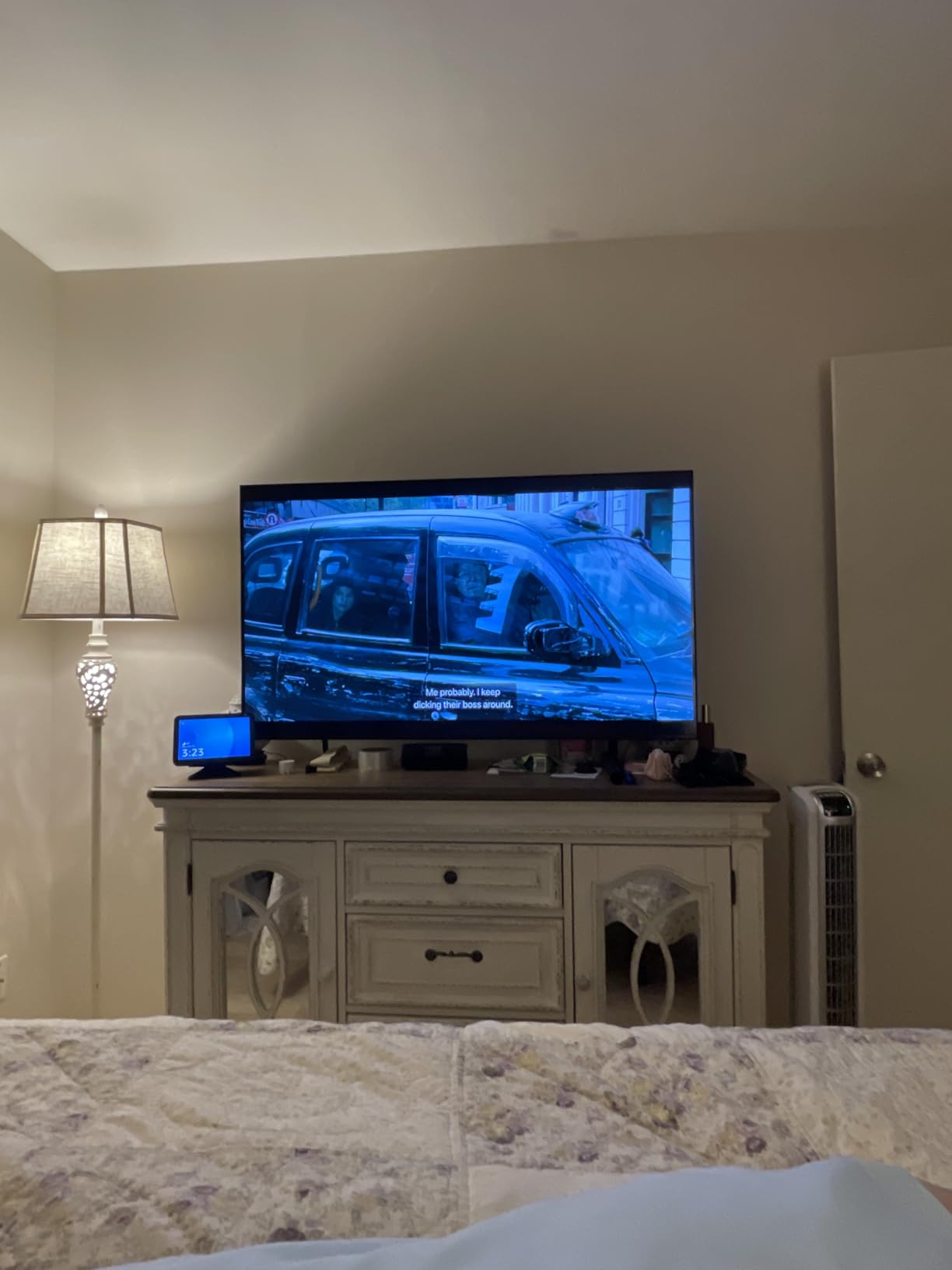 Samsung 55-Inch Class QLED Q7F Series Samsung Vision AI Smart TV (2025 Model, 55Q7F) Quantum HDR, Object Tracking Sound Lite, Q4 AI Gen1 Processor, 4K upscaling, Gaming Hub, Alexa Built-in - Customer Photo 3