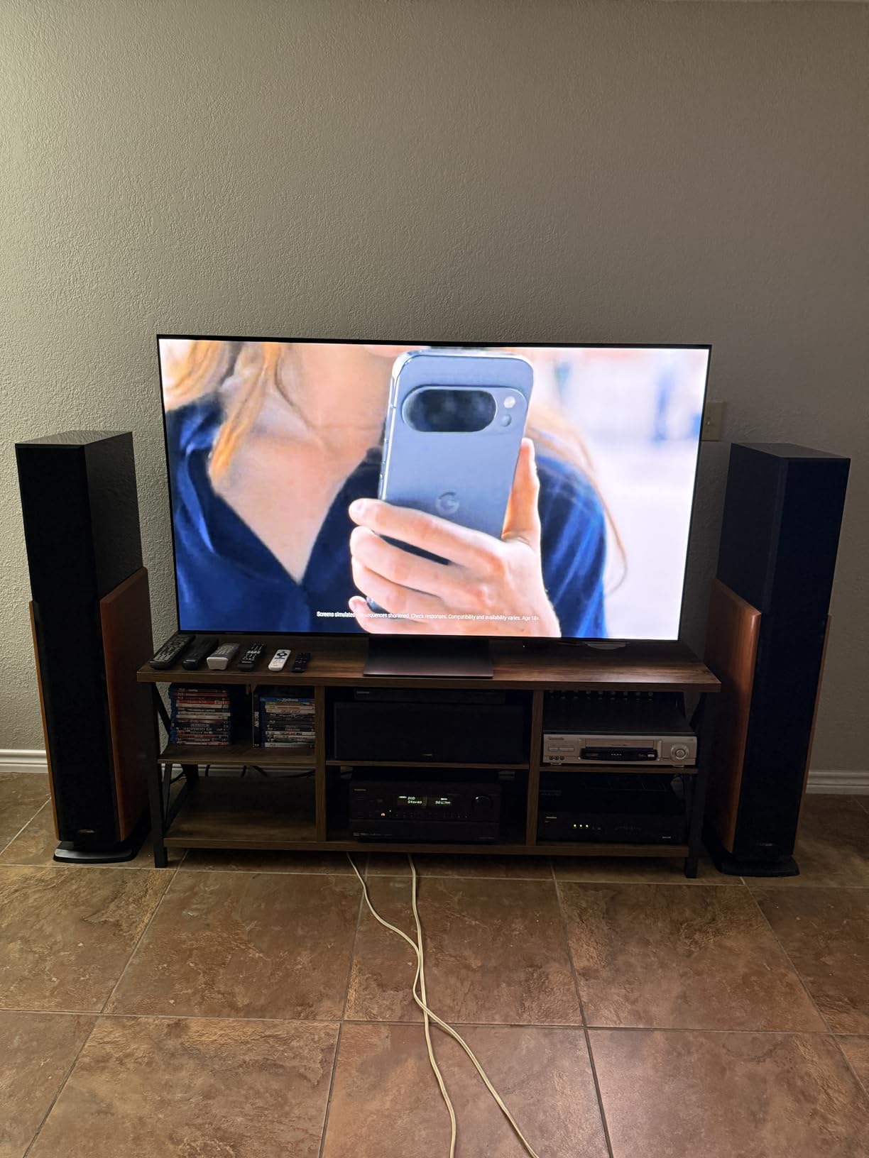 SAMSUNG 55-Inch Class OLED S90F 4K Smart TV (2025 Model) NQ4 AI Gen3 Processor, 4K AI Upscaling Pro, OLED HDR +, Motion Xcelerator 144Hz, Samsung Vision AI, Alexa Built-in - Customer Photo 2