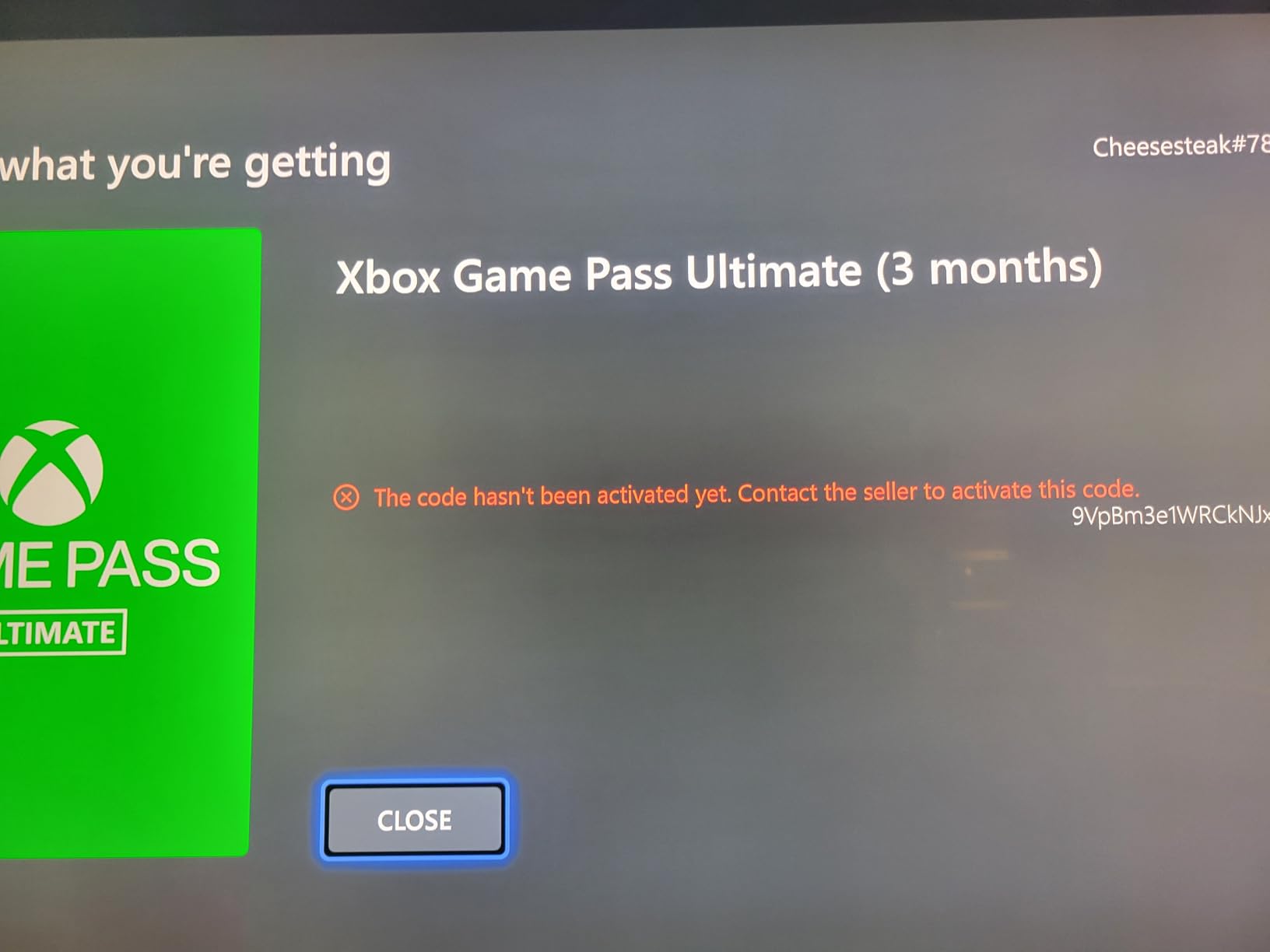 Microsoft Game Pass Ultimate - 3 Months Gift Card $59.99 Customer Review Microsoft Game Pass Ultimate - 3 Months Gift Card $59.99 - Customer Photo 1