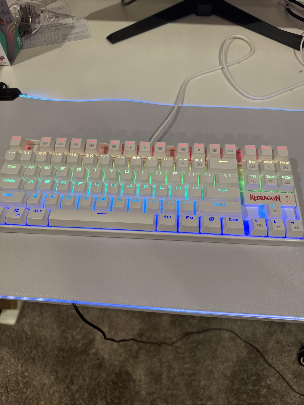 Redragon K552 Mechanical Gaming Keyboard, 87-Key Compact, LED Gaming Keyboard with Red Switches, Anti-Ghosting, Metal Frame for PC Gaming & Typing, Beginner-Friendly (Neo Nocturne) Customer Review Redragon K552 Mechanical Gaming Keyboard, 87-Key Compact, LED Gaming Keyboard with Red Switches, Anti-Ghosting, Metal Frame for PC Gaming & Typing, Beginner-Friendly (Neo Nocturne) - Customer Photo 1
