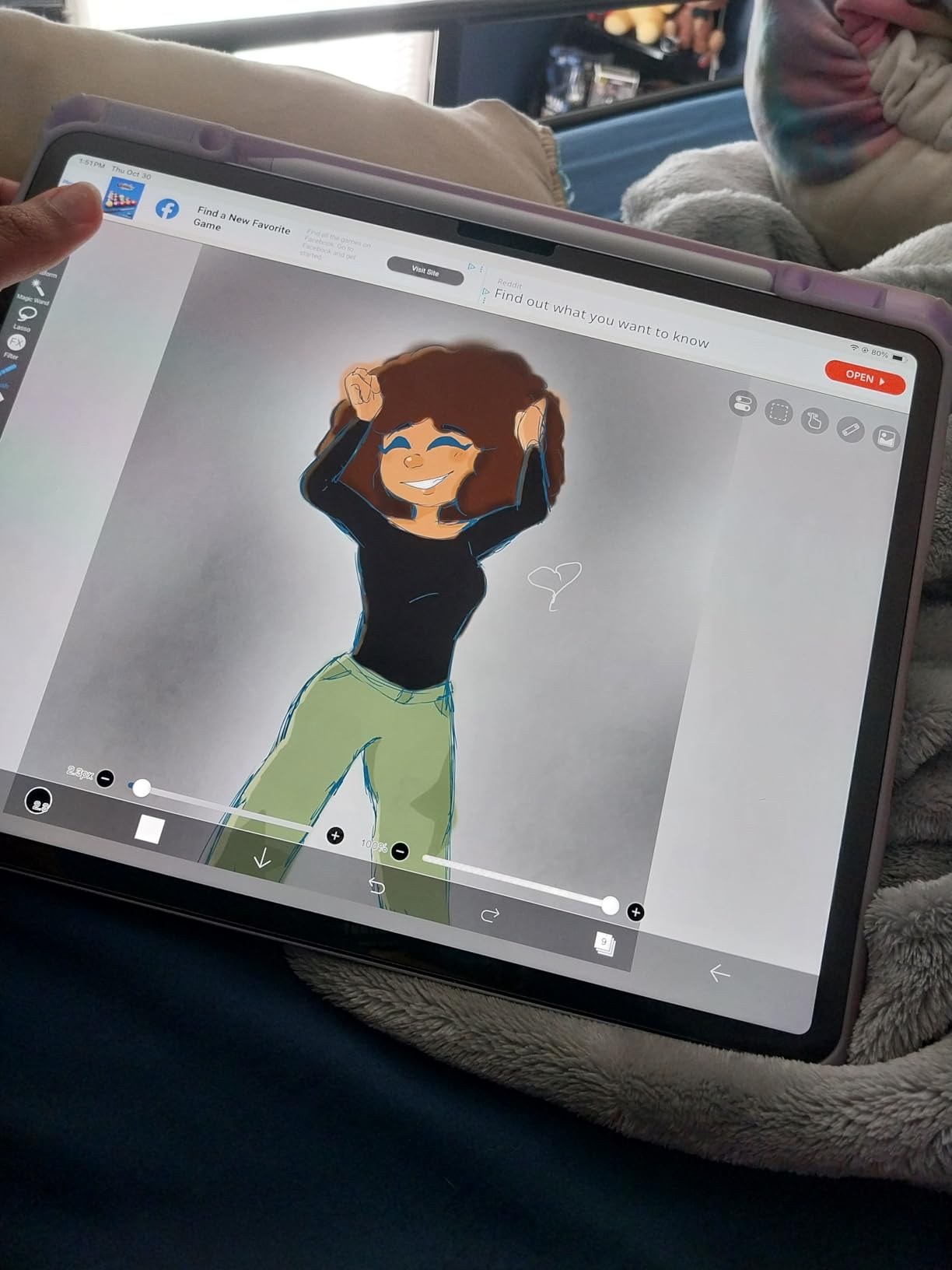 Apple iPad Air 13-inch with M3 chip Built for Apple Intelligence, Liquid Retina Display, 128GB, 12MP Front/Back Camera, Wi-Fi 6E, Touch ID, All-Day Battery Life — Space Gray Customer Review Apple iPad Air 13-inch with M3 chip Built for Apple Intelligence, Liquid Retina Display, 128GB, 12MP Front/Back Camera, Wi-Fi 6E, Touch ID, All-Day Battery Life — Space Gray - Customer Photo 1