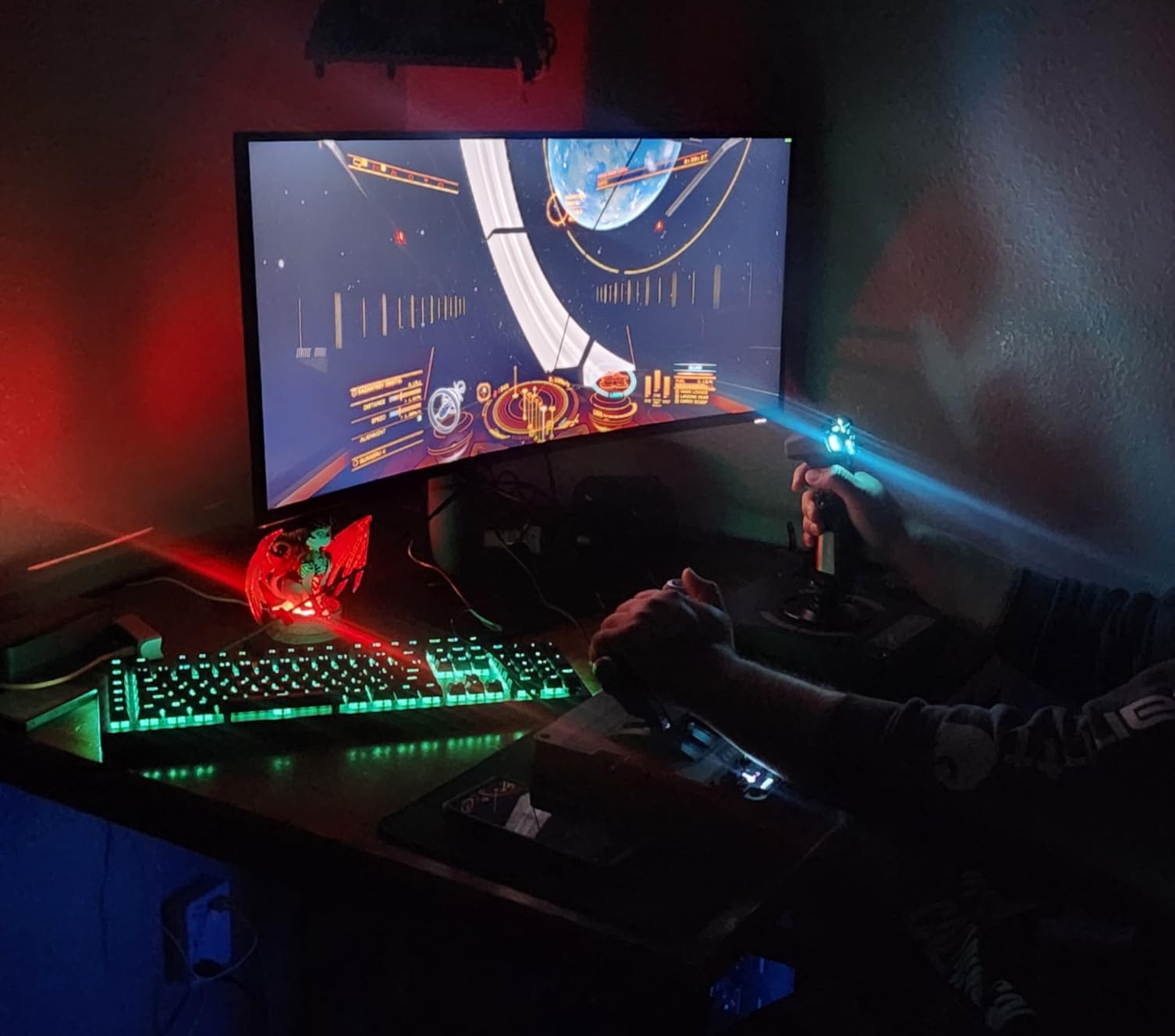 Alienware 34 Curved Gaming Monitor – AW3425DWM - 34-inch WQHD 180Hz 1ms Display, 1500R, AMD FreeSync Premium, VESA AdaptiveSync. Customer Review Alienware 34 Curved Gaming Monitor – AW3425DWM - 34-inch WQHD 180Hz 1ms Display, 1500R, AMD FreeSync Premium, VESA AdaptiveSync. - Customer Photo 1