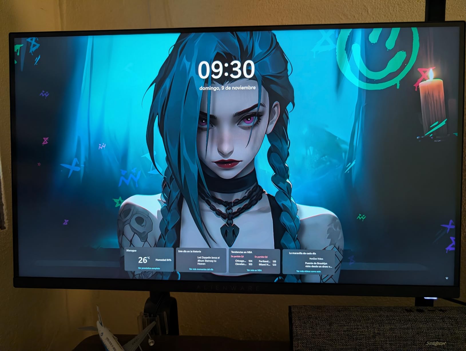 Alienware 27 Gaming Monitor - AW2725DM - 27-inch QHD 180Hz 1ms Display, IPS, NVIDIA G-SYNC, AMD Freesync, VESA AdaptiveSync. Customer Review Alienware 27 Gaming Monitor - AW2725DM - 27-inch QHD 180Hz 1ms Display, IPS, NVIDIA G-SYNC, AMD Freesync, VESA AdaptiveSync. - Customer Photo 2