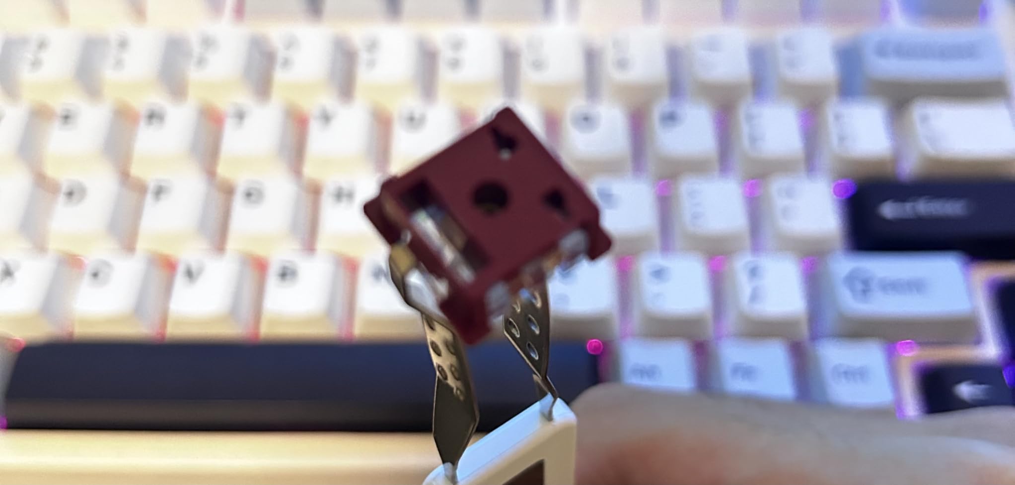 Redragon K713 Wireless Mechanical Keyboard, Gasket Mounted RGB Gaming Keyboard, 3-Mode (2.4G/BT/USB), Pre-Lubed Linear Red Switches, 75% Layout, 82 Keys Hot Swappable for PC/Mac - Black Customer Review Redragon K713 Wireless Mechanical Keyboard, Gasket Mounted RGB Gaming Keyboard, 3-Mode (2.4G/BT/USB), Pre-Lubed Linear Red Switches, 75% Layout, 82 Keys Hot Swappable for PC/Mac - Black - Customer Photo 3