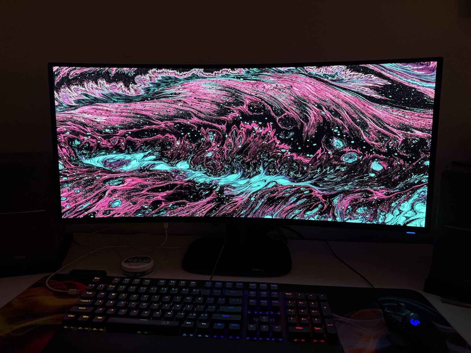 Alienware 34 240Hz QD-OLED Curved Gaming Monitor - AW3425DW - 34.2-inch WQHD (3440 x 1440) 240Hz 0.03ms Display, 1800R Curve, AMD FreeSync Premium Pro, VESA AdaptiveSync, VESA DisplayHDR TrueBlack 400 Customer Review Alienware 34 240Hz QD-OLED Curved Gaming Monitor - AW3425DW - 34.2-inch WQHD (3440 x 1440) 240Hz 0.03ms Display, 1800R Curve, AMD FreeSync Premium Pro, VESA AdaptiveSync, VESA DisplayHDR TrueBlack 400 - Customer Photo 2