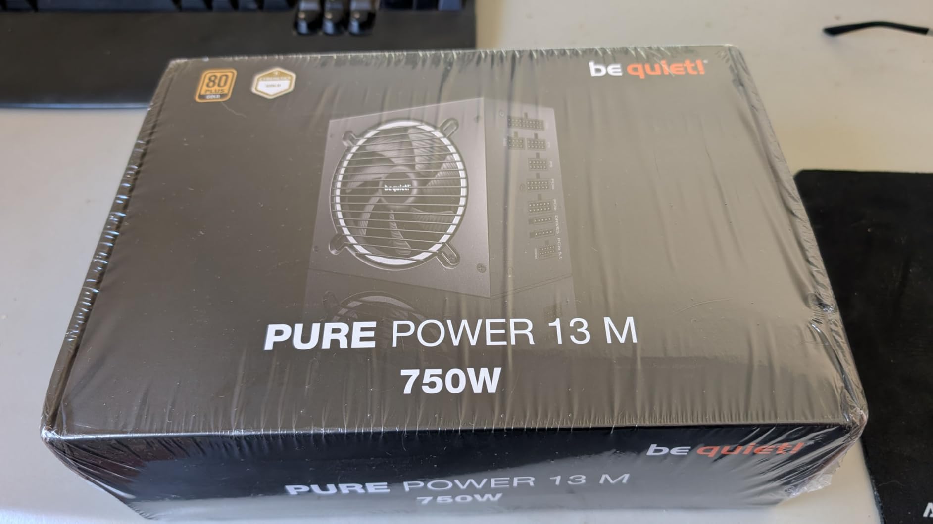 be quiet! Pure Power 13 M 1000W Power Supply, 80 Plus® Gold Certification, ATX 3.1 PSU, Support for PCIe 5.1 GPUs, semi-Passive 120mm be quiet! Fan, LLC Technology, Single Rail, for Overclocked GPUs - Customer Photo 3