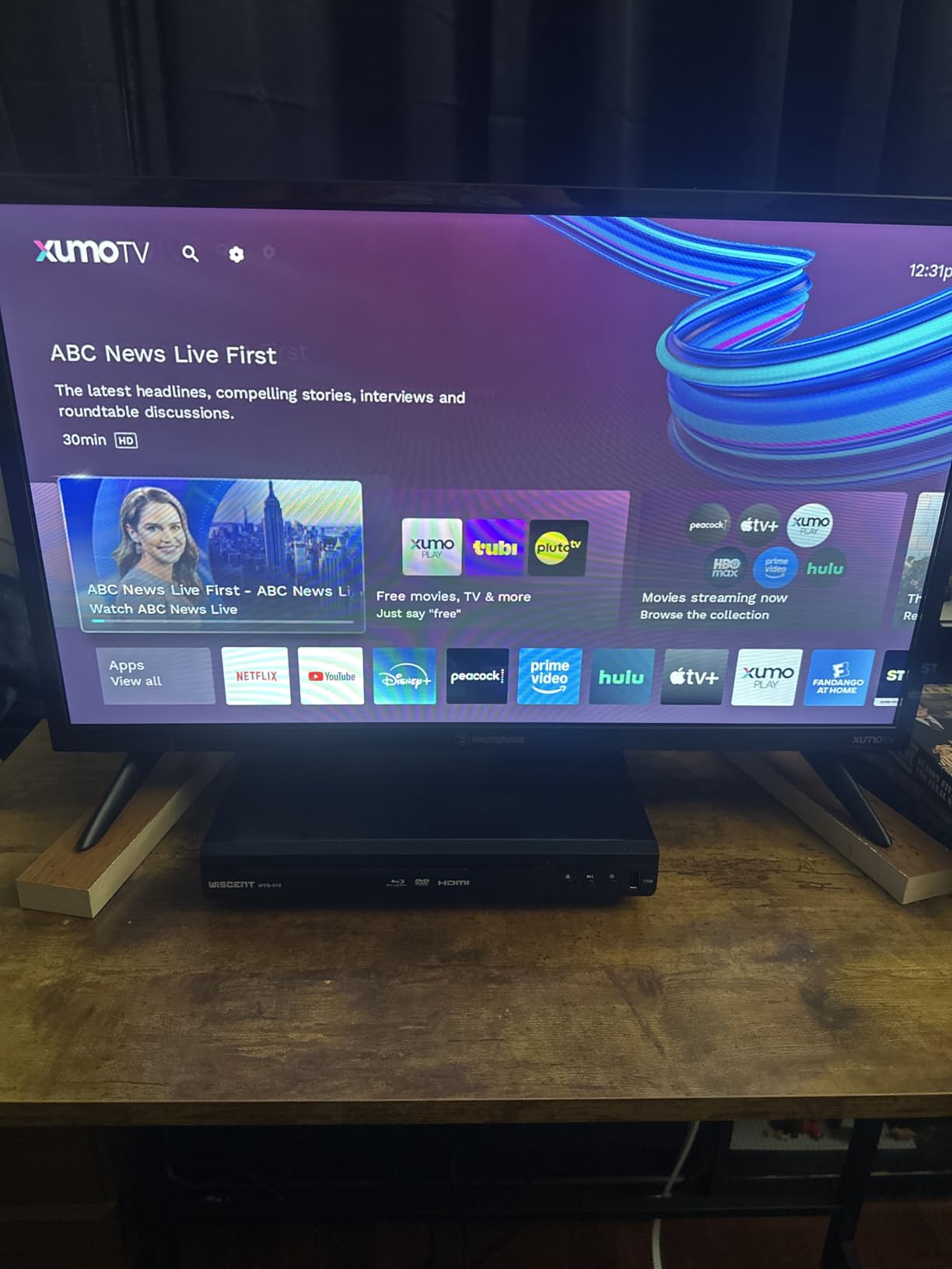 Westinghouse 43-inch Smart TV, 4K UHD Xumo TV w/ HDR10, Voice Remote, Dolby Vision, Dolby Atmos, Edgeless, Flat Screen LED Television w/Bluetooth, Apple AirPlay, Wi-Fi & Mobile Connectivity - Customer Photo 2