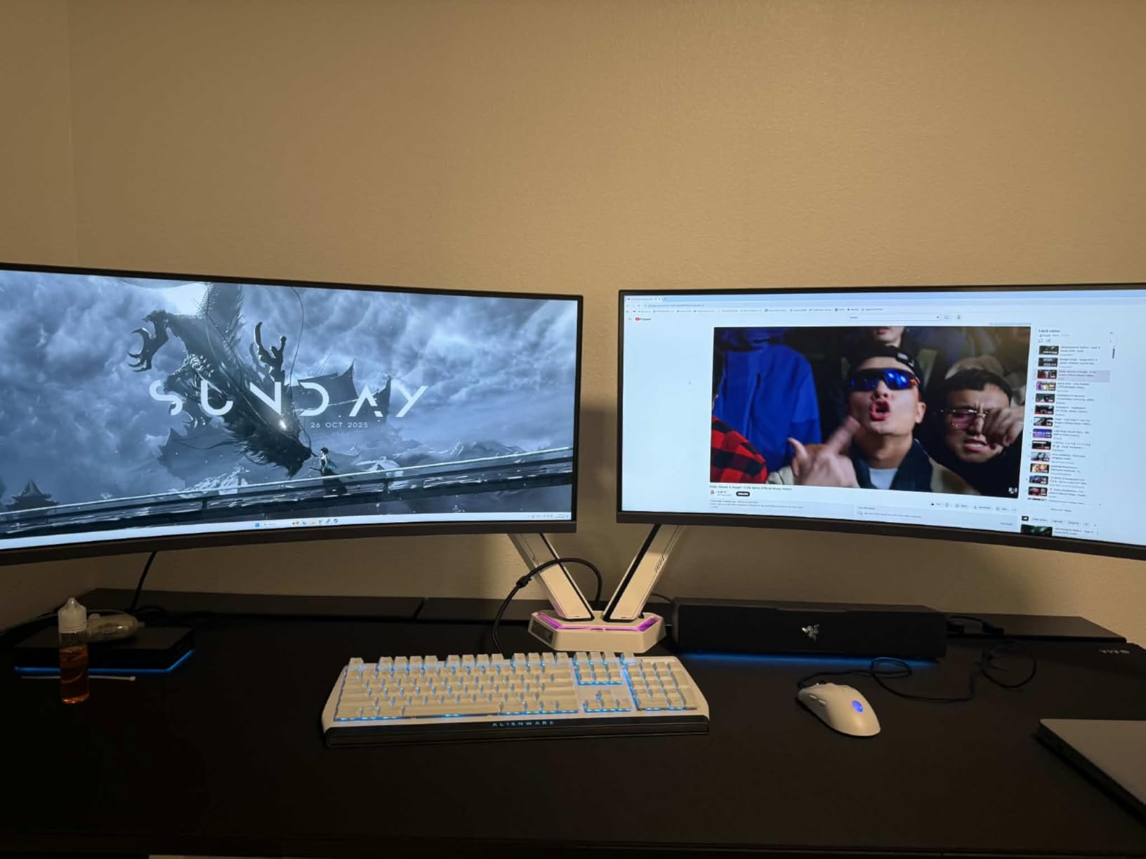 LG 34G600A-B 34-inch Ultragear WQHD (3444 x 1440) Curved Gaming Monitor 160Hz, AMD FreeSync Premium, HDR10, Built-in Speaker, Reader Mode, HDMI 2.1, DisplayPort, Tilt/Height/Swivel Stand, Black Customer Review LG 34G600A-B 34-inch Ultragear WQHD (3444 x 1440) Curved Gaming Monitor 160Hz, AMD FreeSync Premium, HDR10, Built-in Speaker, Reader Mode, HDMI 2.1, DisplayPort, Tilt/Height/Swivel Stand, Black - Customer Photo 1