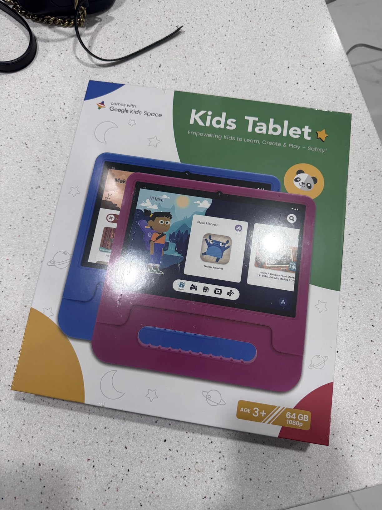 2026 Kids Tablet, 10.1 Inch Android 15 Tablet for Kids, 8+64GB Storage (1TB Expand), Octa-Core, WiFi 6, Pre-Installed Educational Apps, Parental Control, with EVA Protective Case, Eye Protection Mode customer photo 1