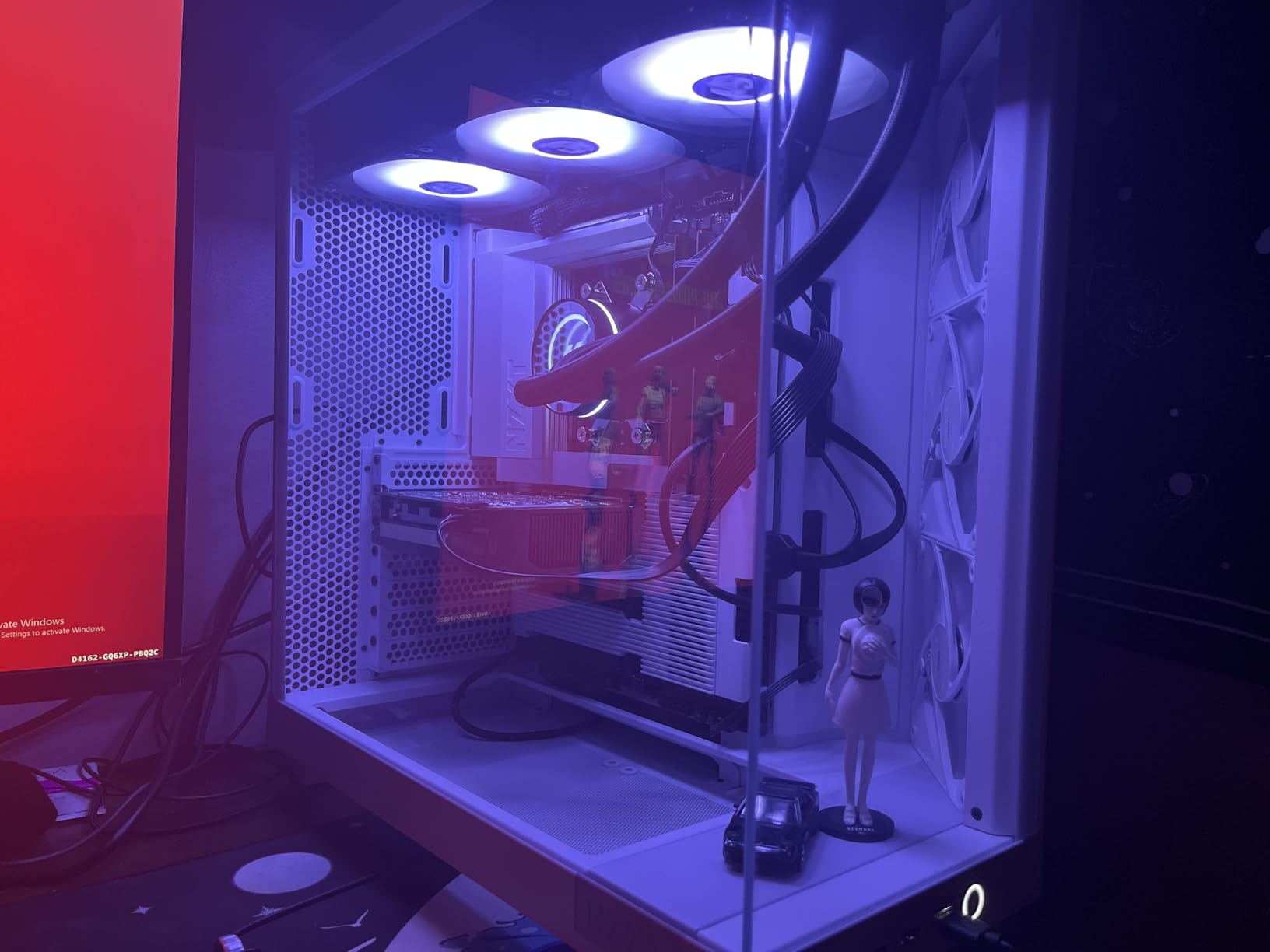 AIO CPU Cooler, 360mm AIO with High-Speed Ceramic Bearing Pump, 3X PWM ARGB Fans, 3-Phase Motor for Better Cooling Performance, Heat Transfer, Low Noise, Intel LGA 1851/1700, AMD AM5/AM4 Customer Review AIO CPU Cooler, 360mm AIO with High-Speed Ceramic Bearing Pump, 3X PWM ARGB Fans, 3-Phase Motor for Better Cooling Performance, Heat Transfer, Low Noise, Intel LGA 1851/1700, AMD AM5/AM4 - Customer Photo 1