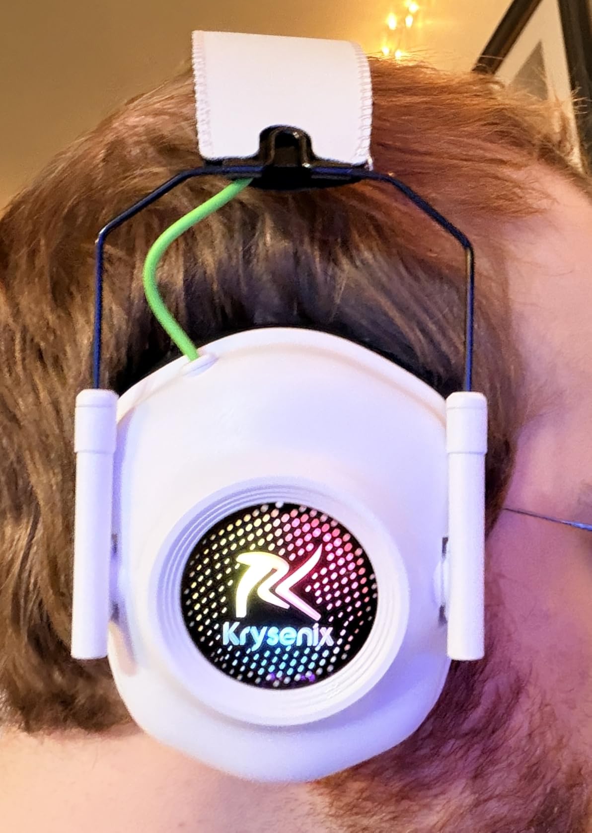 Wireless Gaming Headset with Noise Canceling Microphone for PC, PS5, PS4, Switch, Mac, 2.4 GHz Wireless & Bluetooth 5.4 Gaming Headphones, Cool RGB Lighting, 50Hr Battery, 50mm Drivers - Customer Photo 2