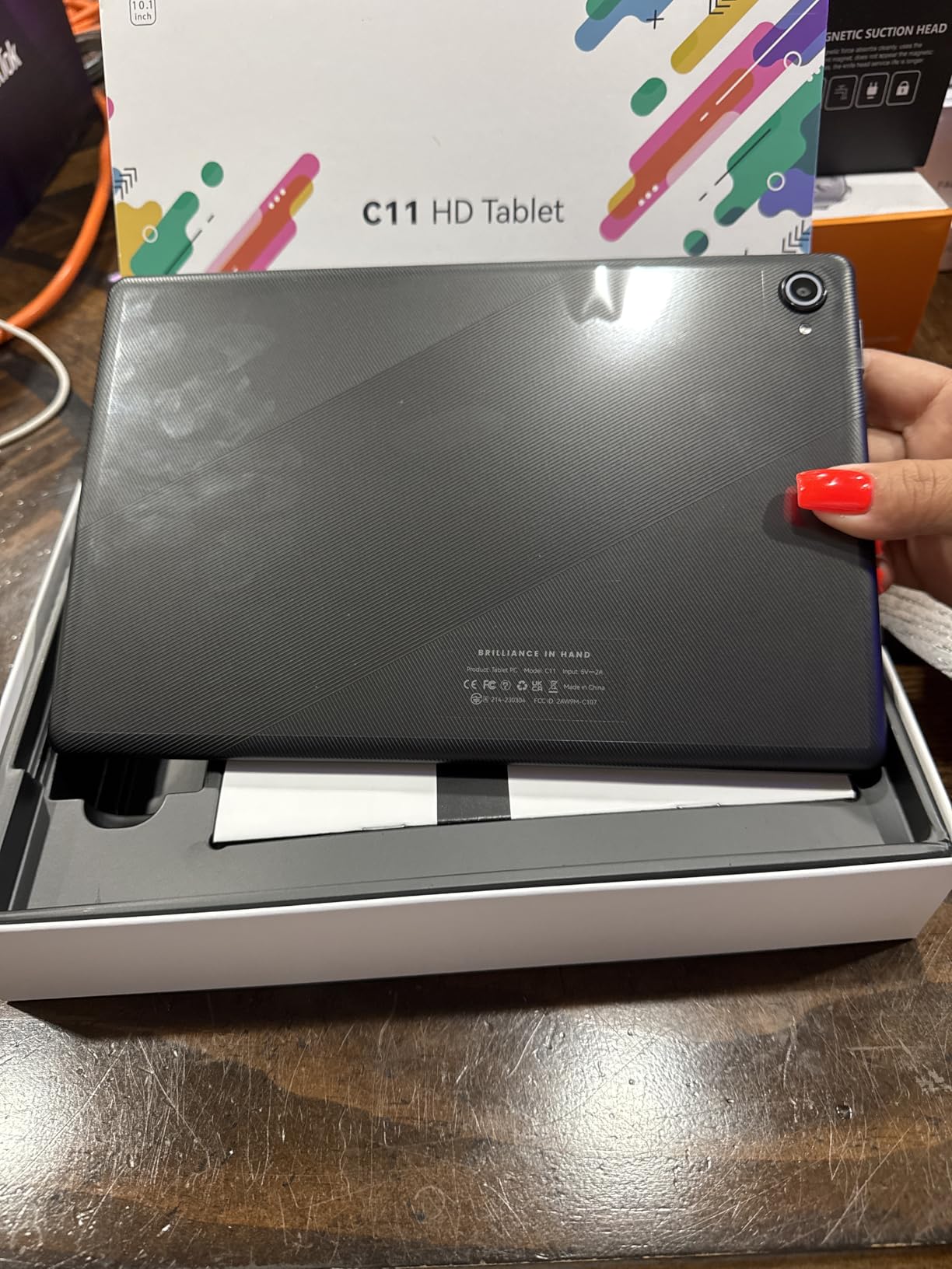 Tablet 10 Inch, Android 14 Tablet PC, 8GB RAM+64GB ROM (1TB TF), Octa-Core 2.0 GHz, WiFi 6, Bluetooth 5.0, Widevine L1, 5MP+8MP, 5000mAh,Type-C, Black Customer Review Tablet 10 Inch, Android 14 Tablet PC, 8GB RAM+64GB ROM (1TB TF), Octa-Core 2.0 GHz, WiFi 6, Bluetooth 5.0, Widevine L1, 5MP+8MP, 5000mAh,Type-C, Black - Customer Photo 2