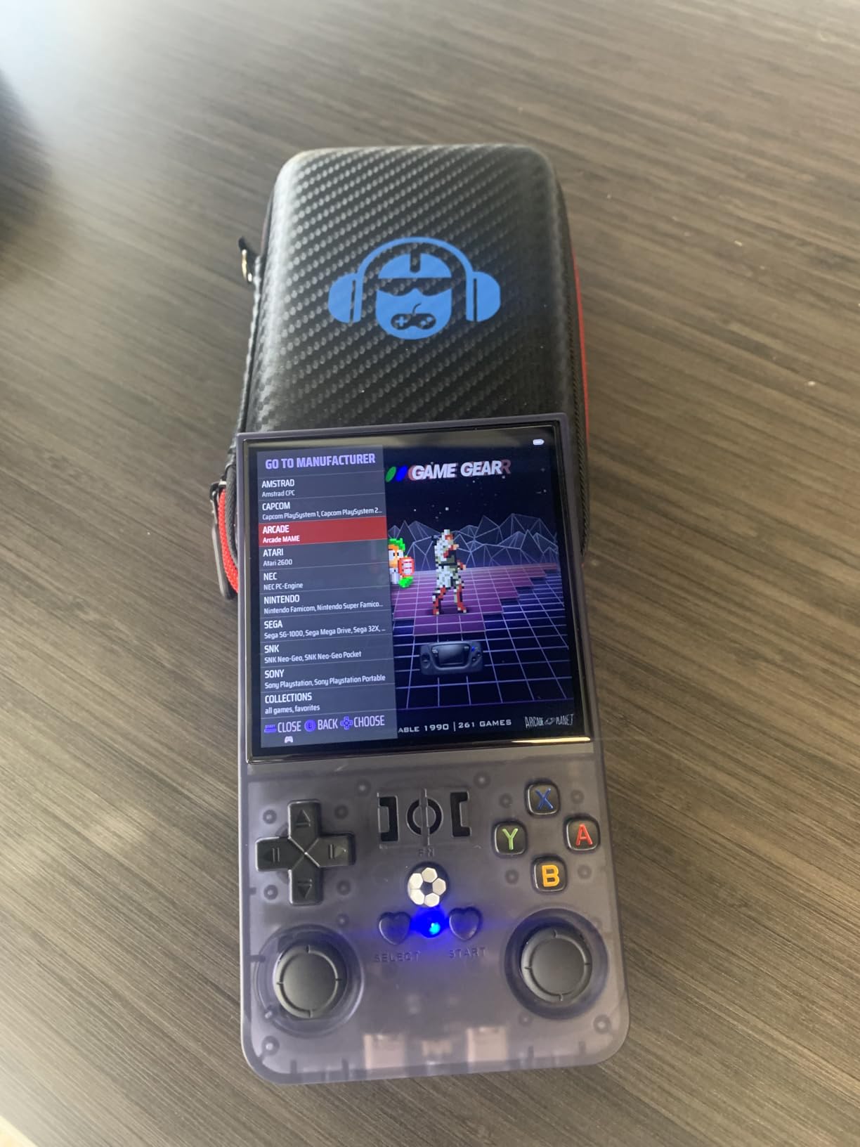 R36MAX Retro Handheld Game Console, 4.0 Inch 720x720 IPS Screen, Built-in 18,000+ Classic Game, Portable Hand Held Open Source Linux System, 4000mAh Battery Retro Gaming Console (Black 64GB) - Customer Photo 1