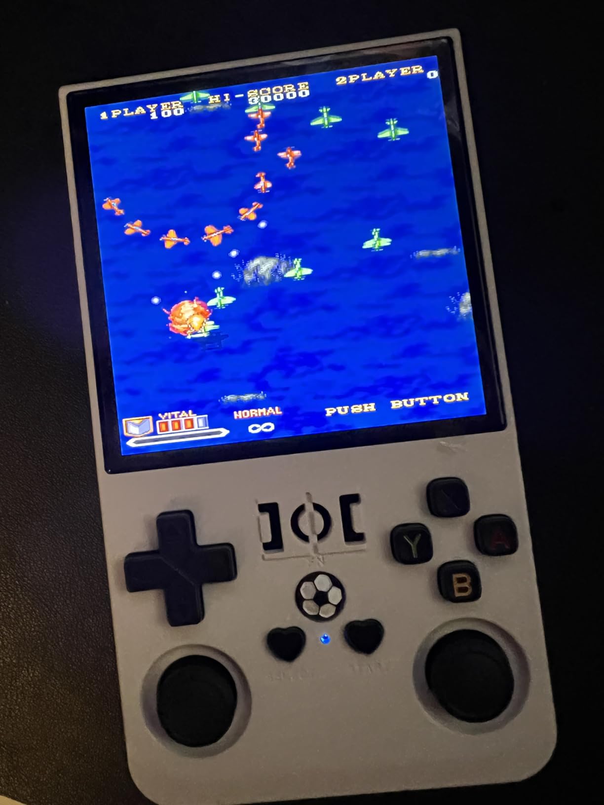 R36MAX Retro Handheld Game Console, 4.0 Inch 720x720 IPS Screen, Built-in 18,000+ Classic Game, Portable Hand Held Open Source Linux System, 4000mAh Battery Retro Gaming Console (Black 64GB) - Customer Photo 2