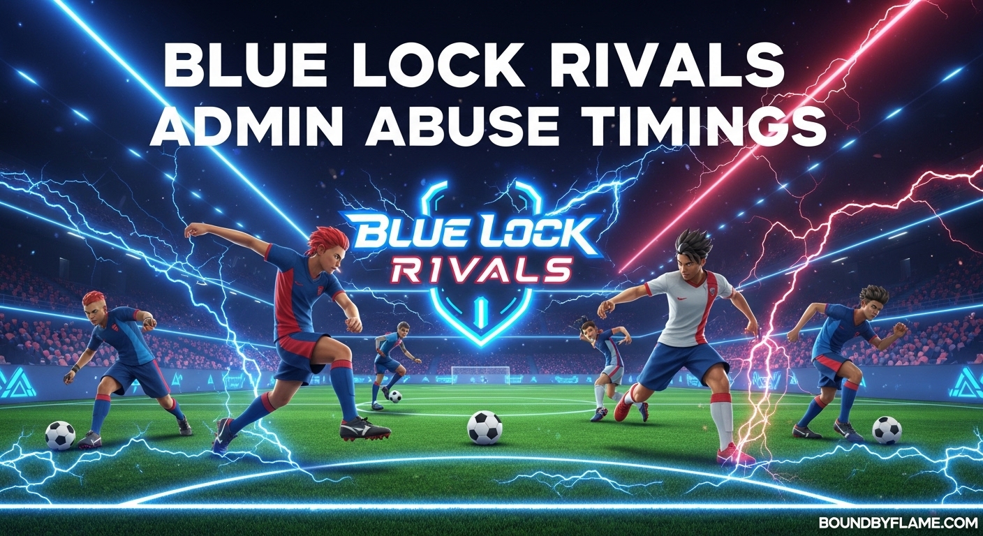 Blue Lock Rivals Admin Abuse