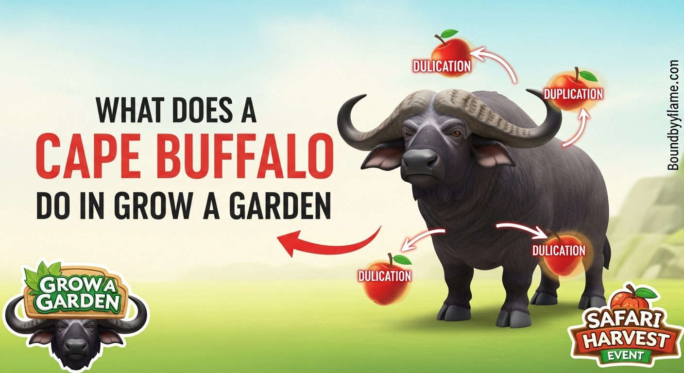 Cape Buffalo in Grow a Garden