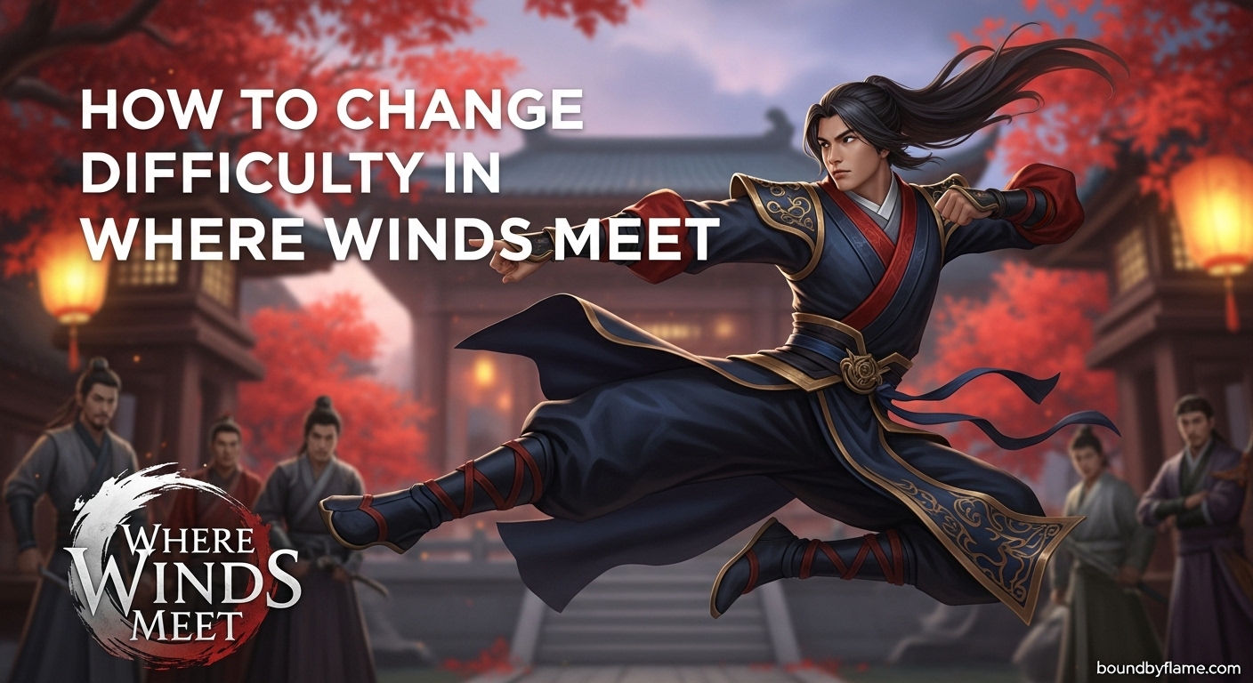 Change Difficulty in Where Winds Meet