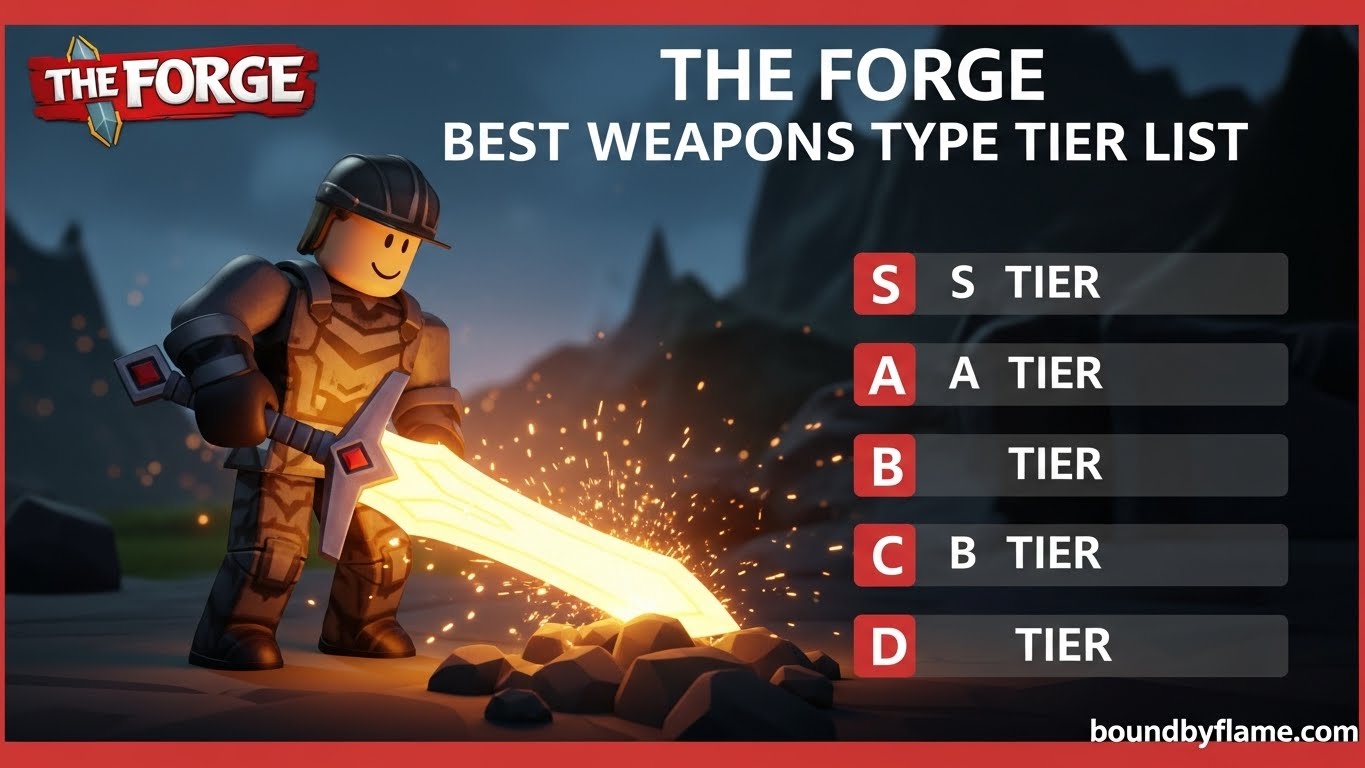 Forge Best Weapons Tier List