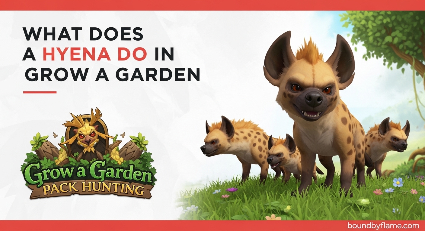 Hyena in Grow a Garden