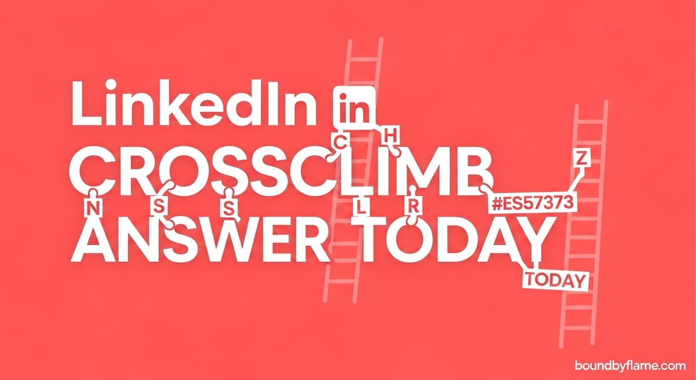 LinkedIn Crossclimb