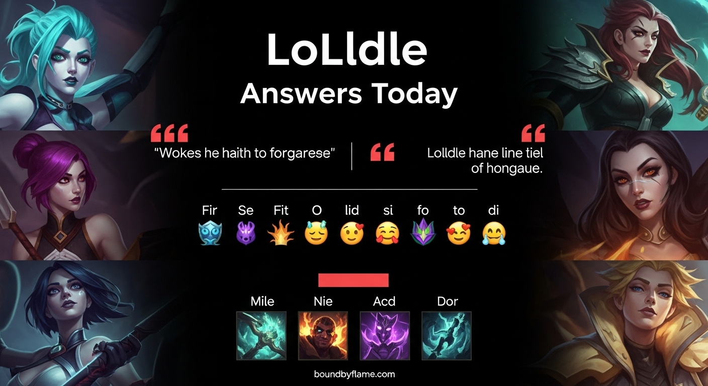 LoLdle Answers